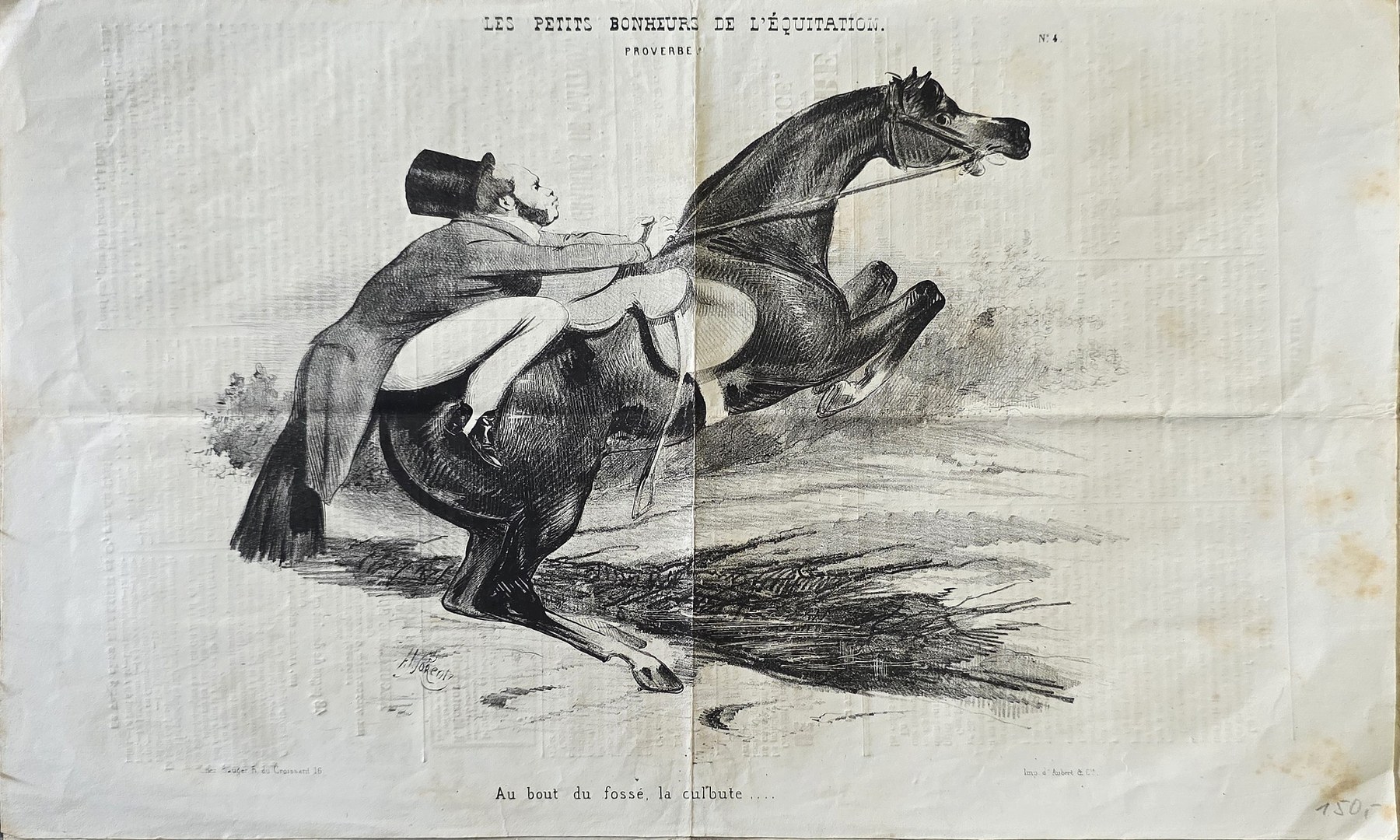 Reiter in schneller Bewegung