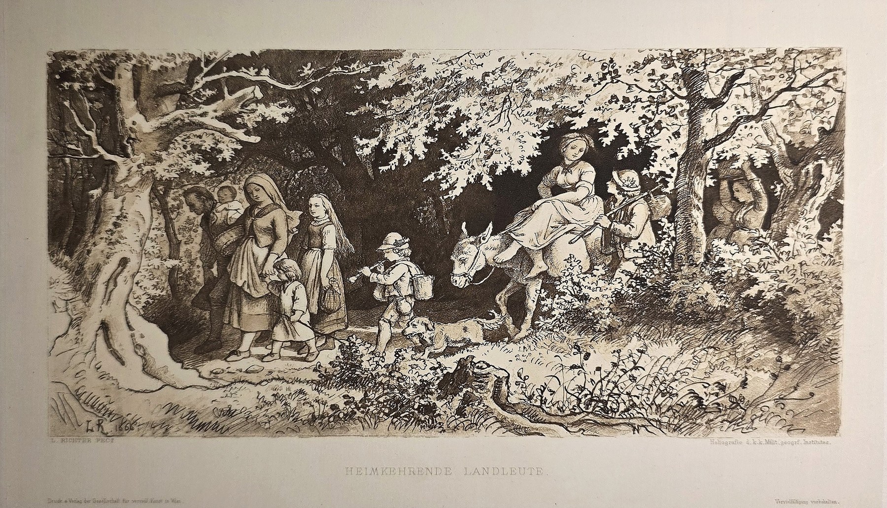 Figurengruppe im Wald – erzählerischer