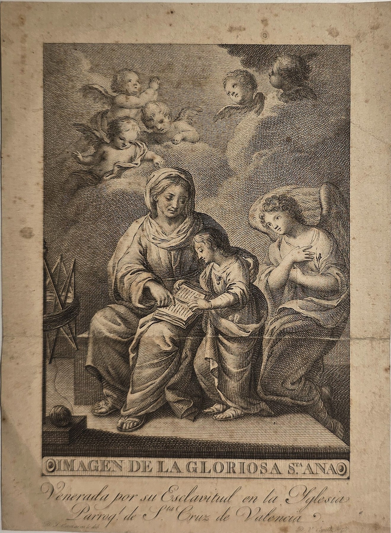 Madonna mit Kind und Engeln
