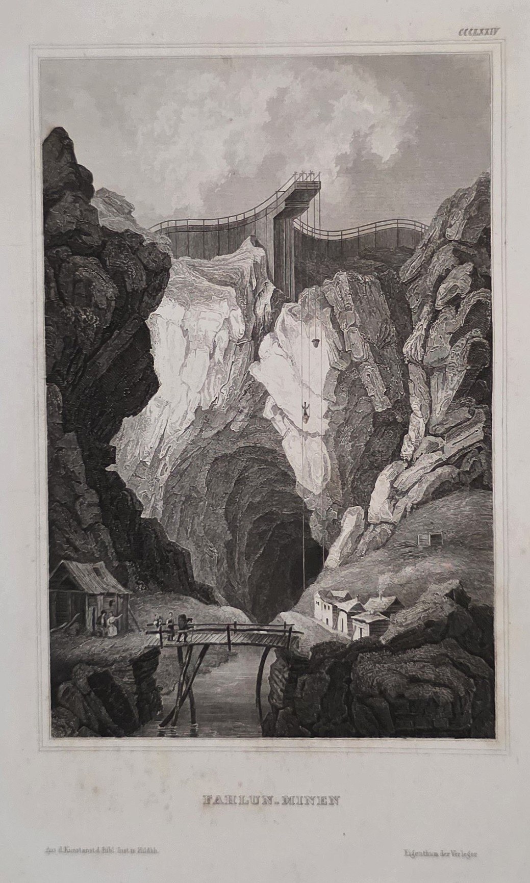 Felsenschlucht mit Wasserfall