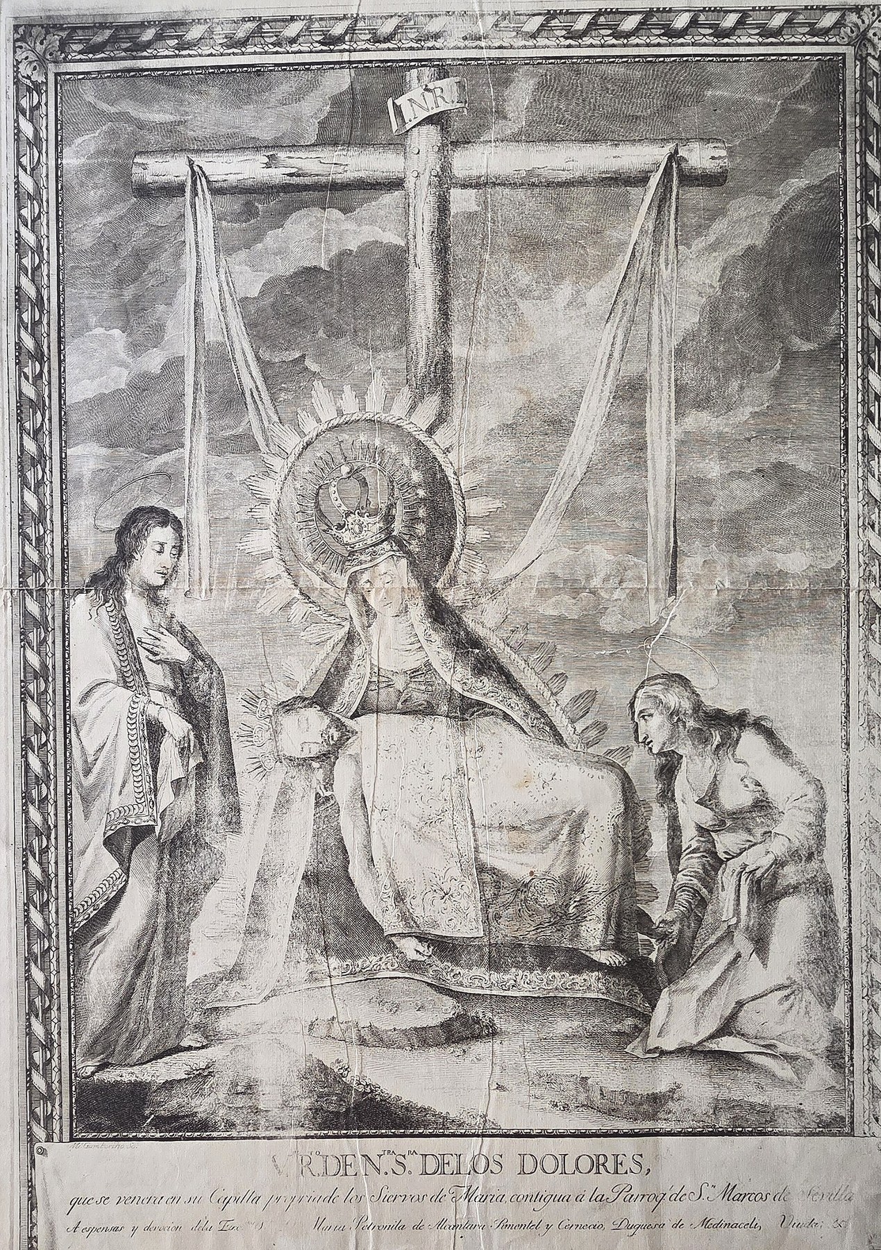 einer eucharistischen Verehrungsszene
