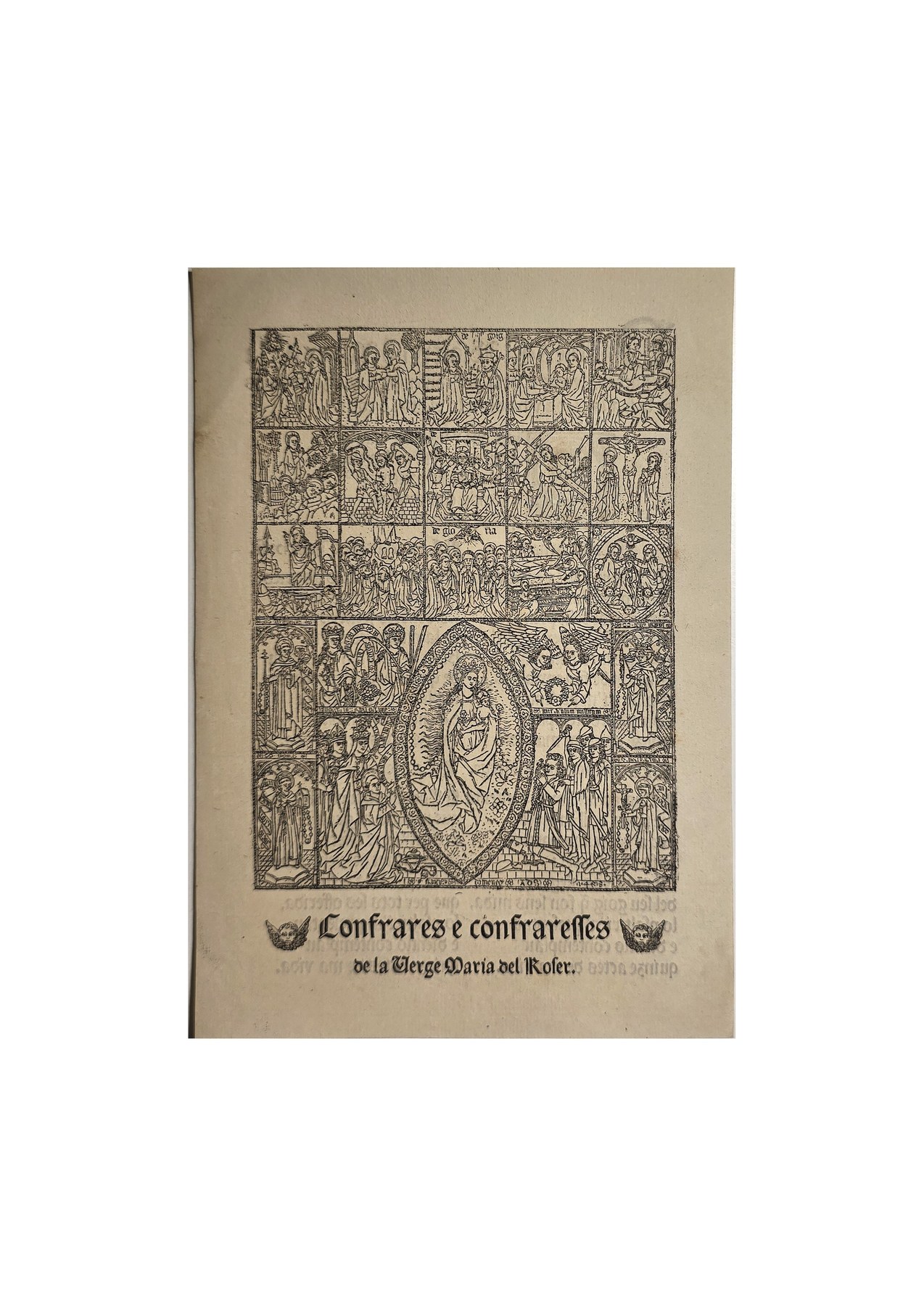 Historisches Titelblatt mit dichtem Figurenornament