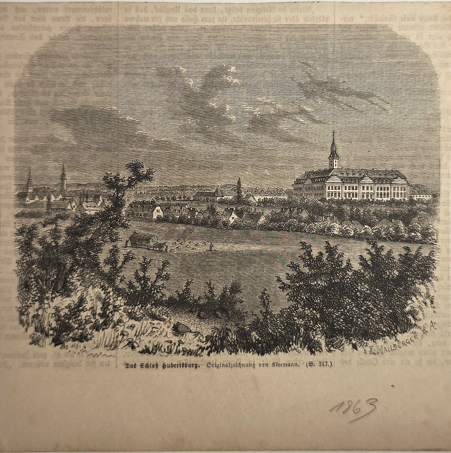 Fernansicht einer Stadtlandschaft
