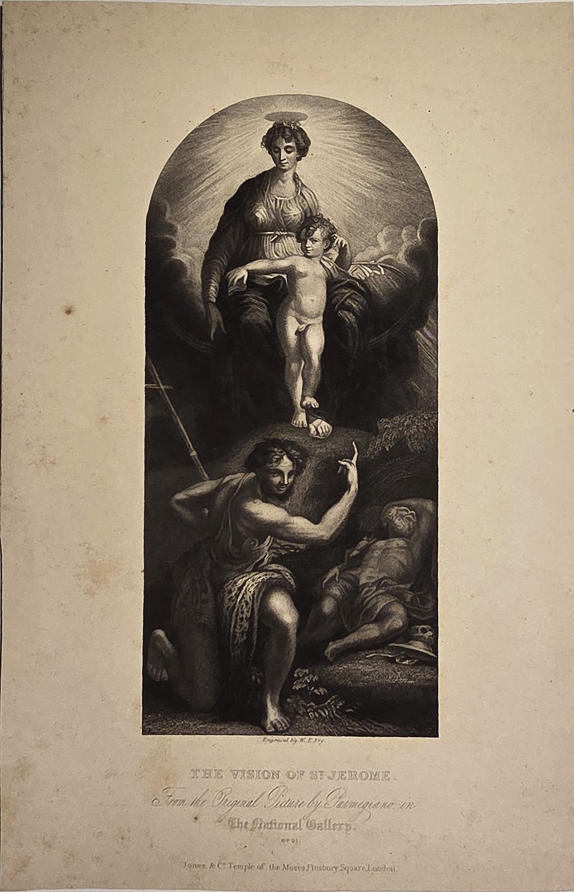 The Vision of St. Jerome – dunkle Andachtsszene