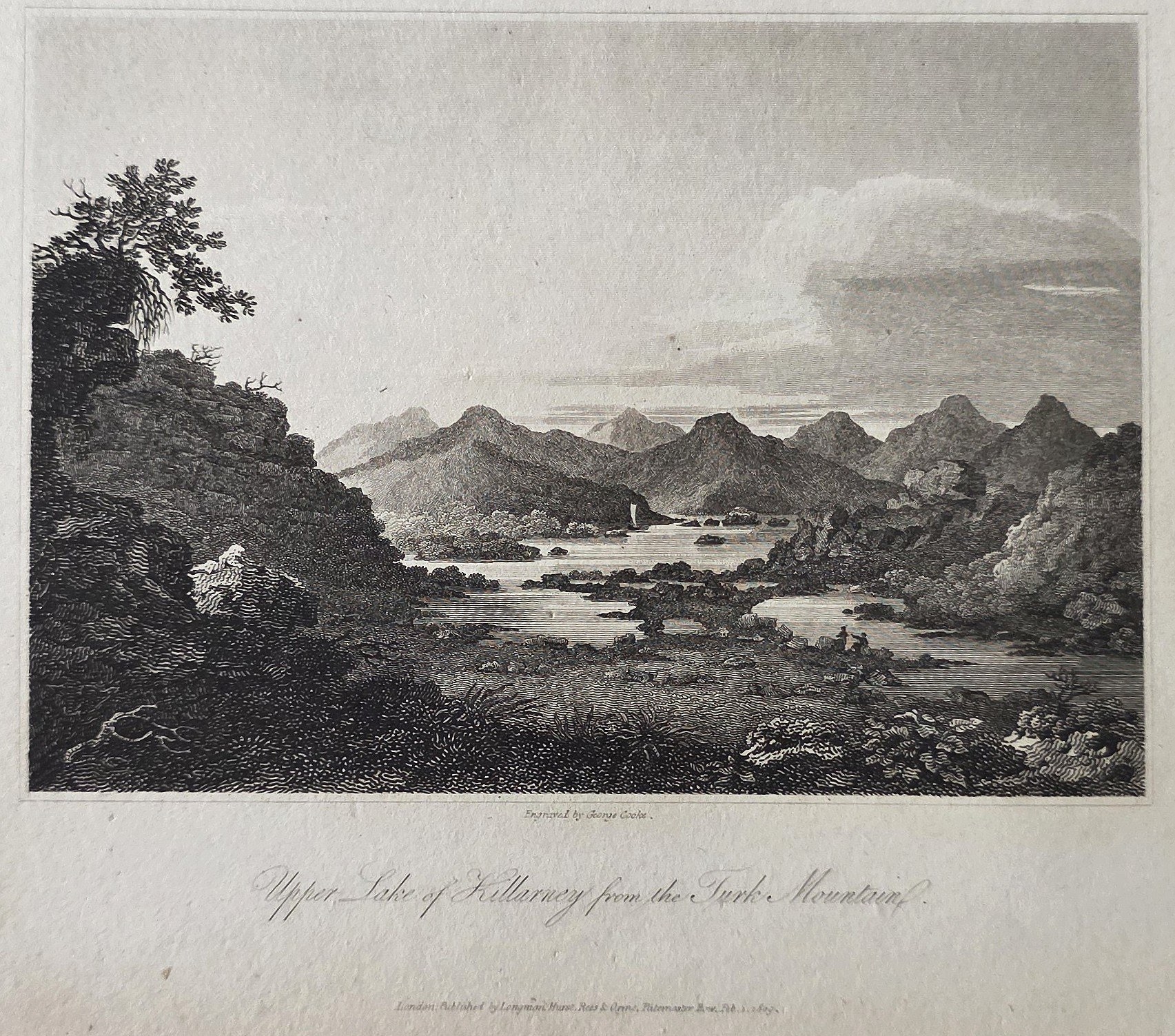 einer felsigen Seenlandschaft