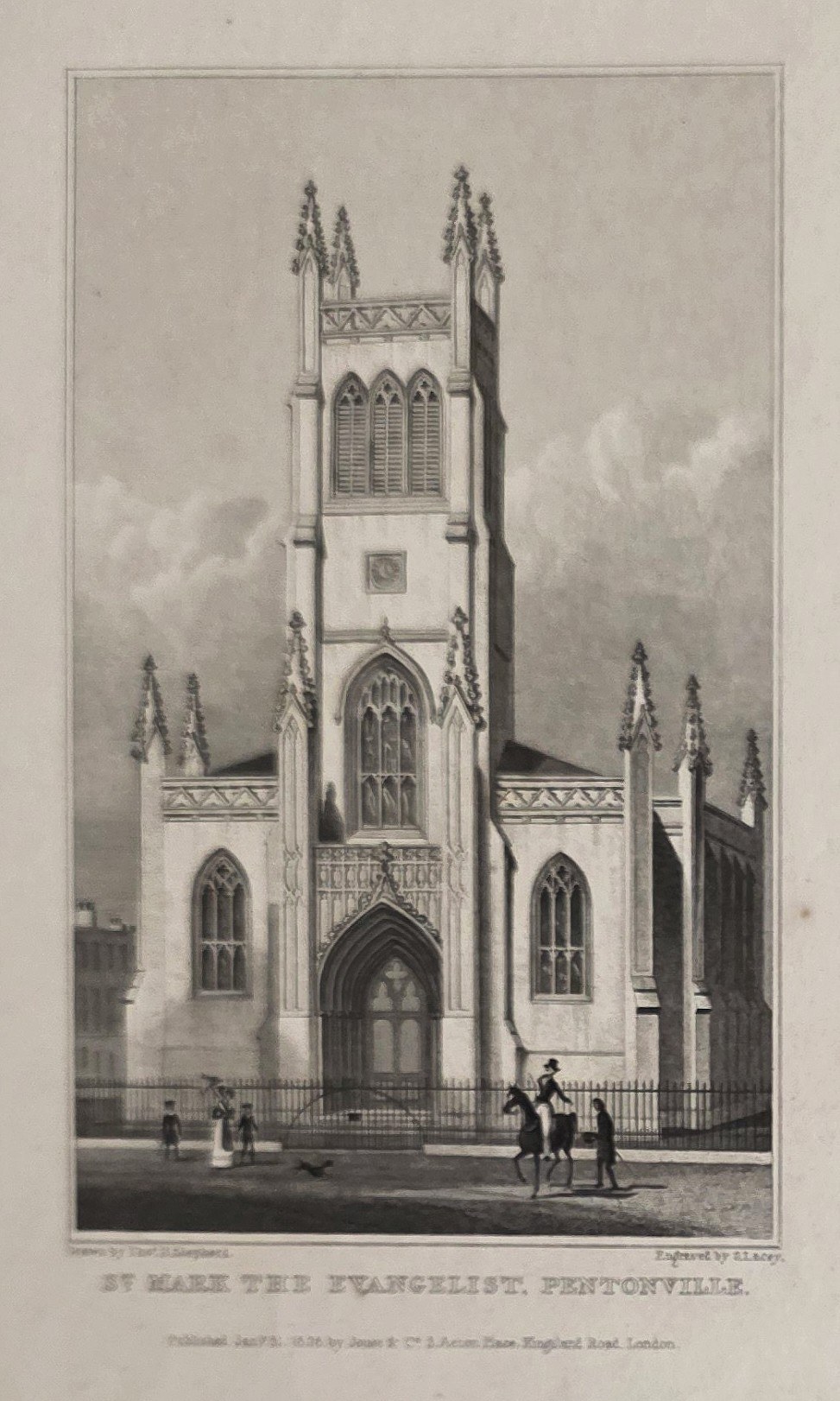 Neugotische Kirchenfassade