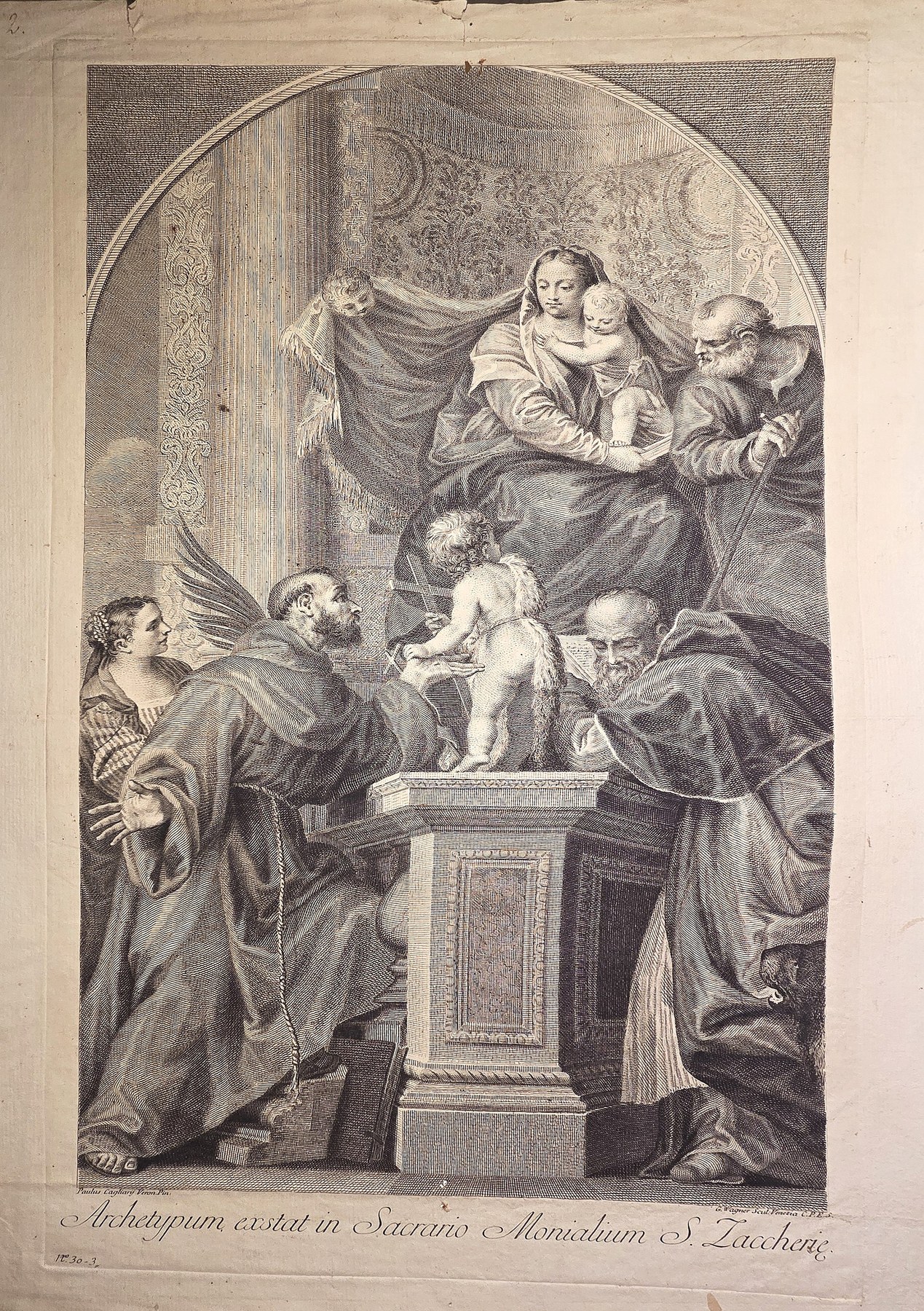 Madonna mit Kind in monumentaler Figurengruppe