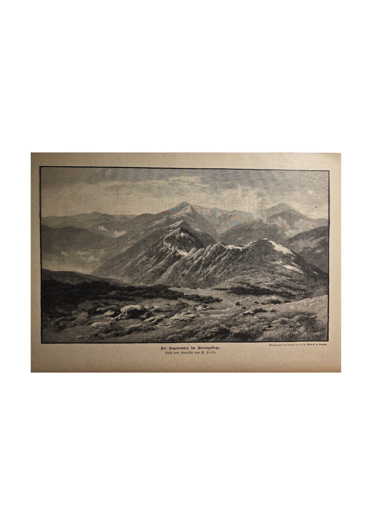Weites Hochgebirgspanorama