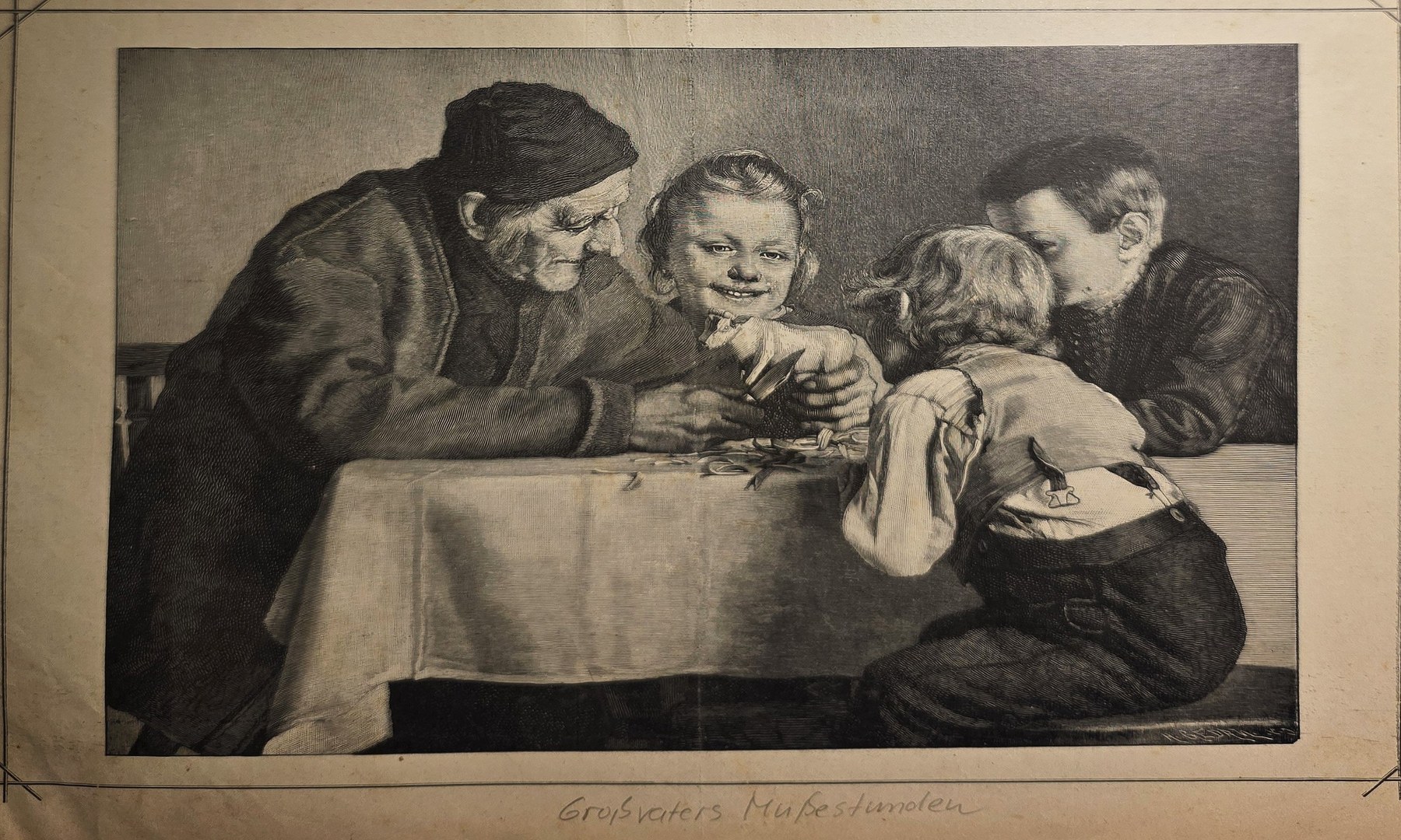Drei Kinder am Tisch bei einer Mahlzeit