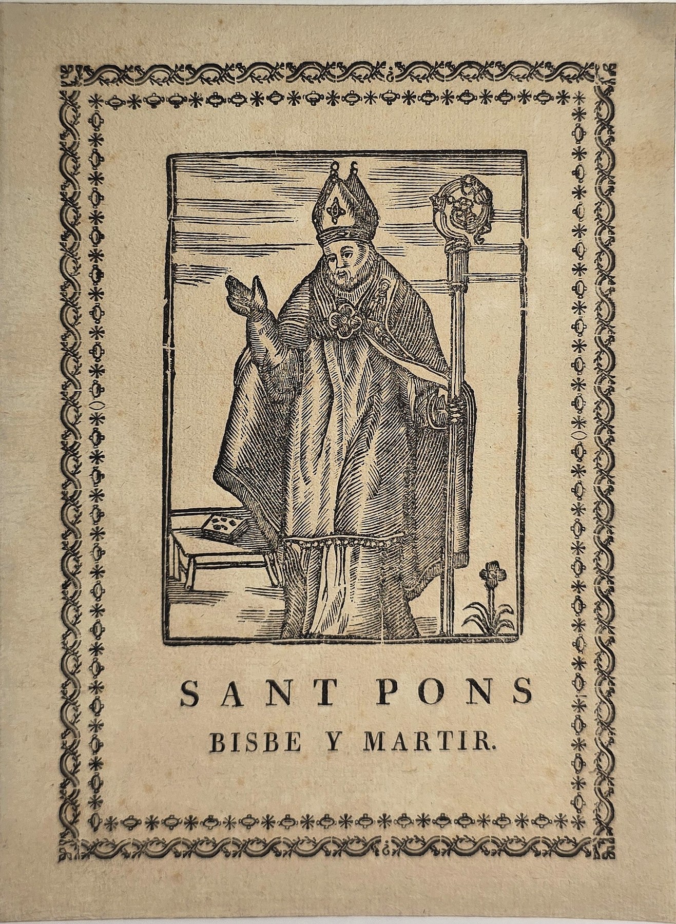 Sant Pons als Bischof und Märtyrer
