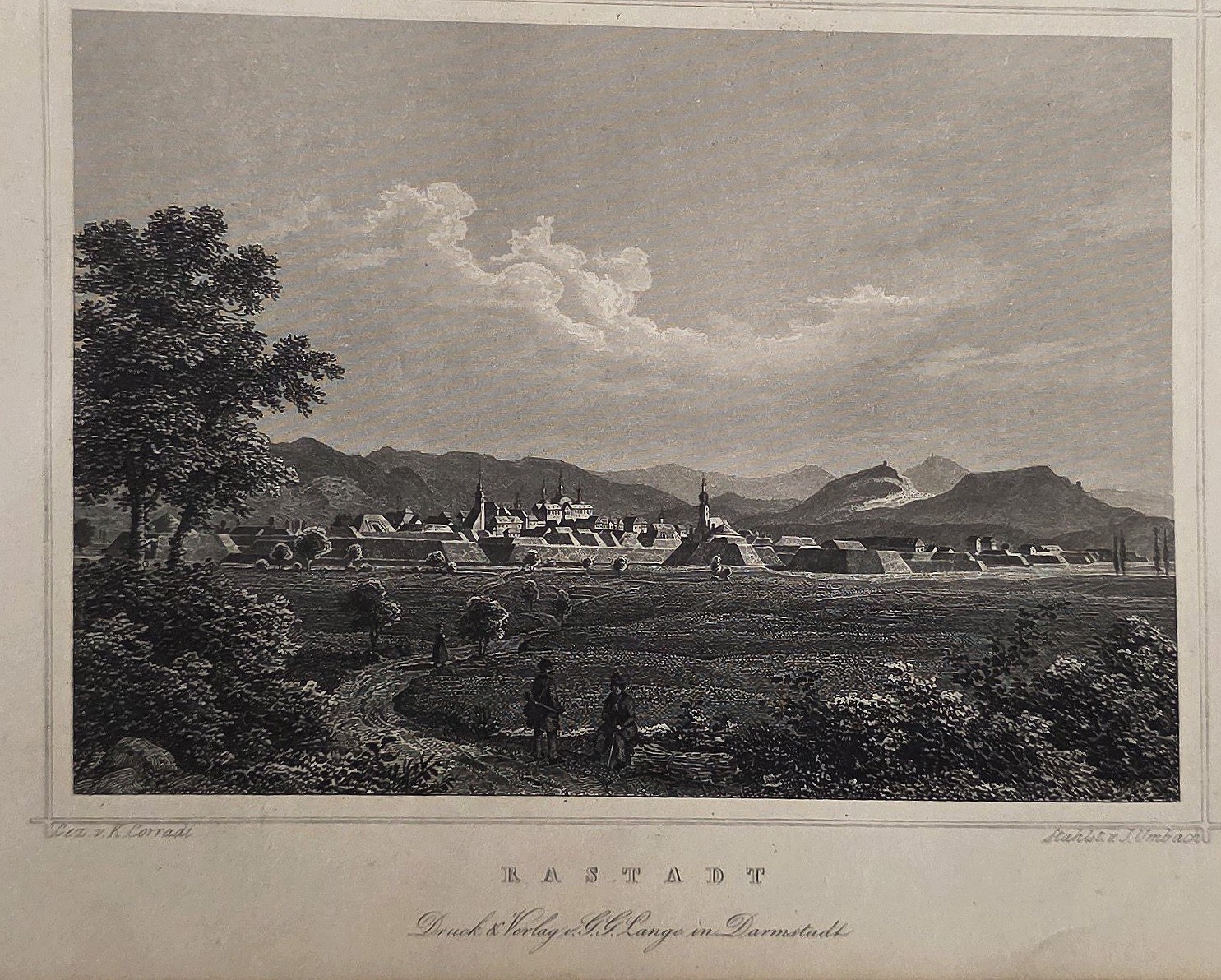 einer weiten Talstadt