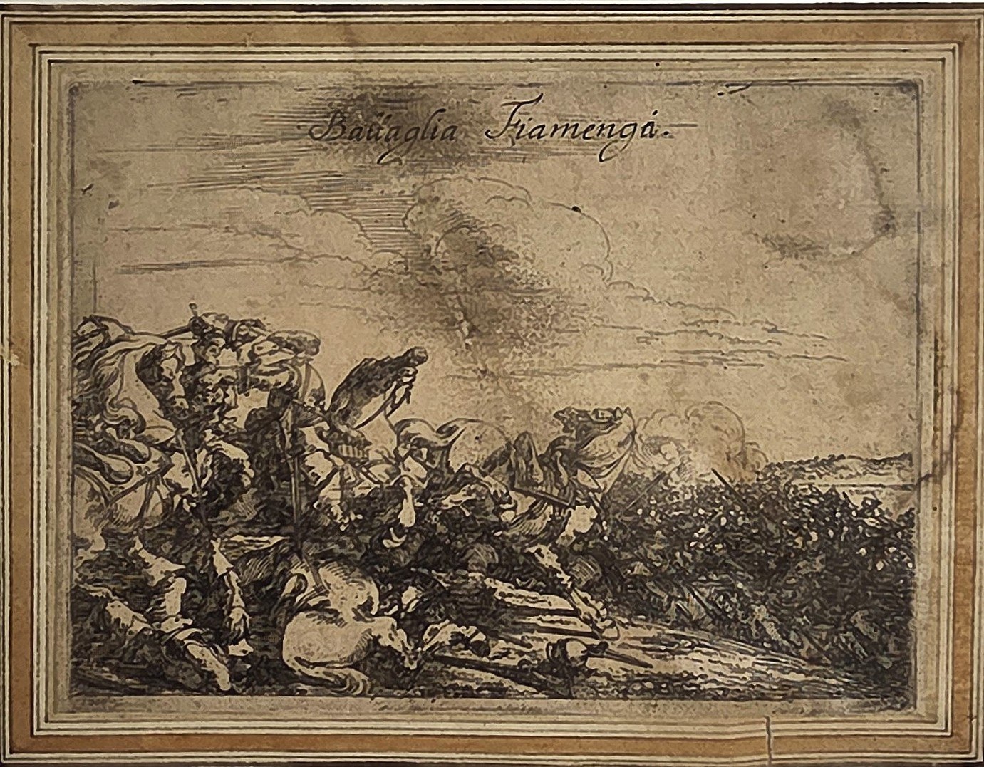 Battaglia Framenga – Schlachtenszene mit Kavallerie