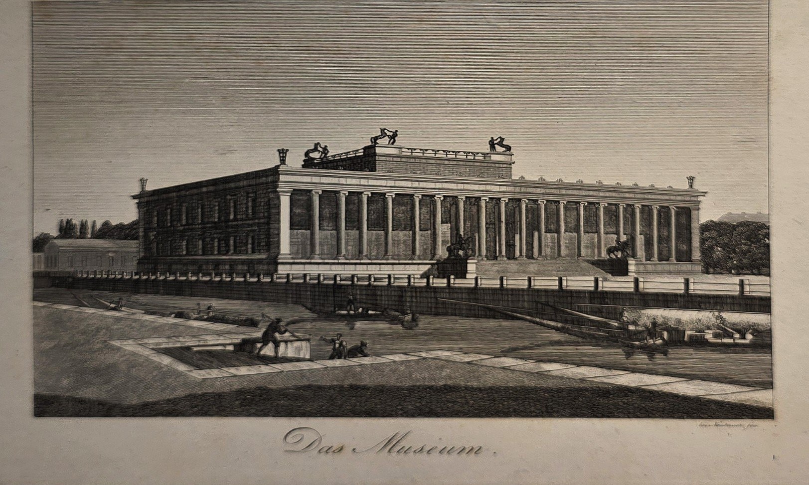 Monumentales Museumsgebäude mit Freitreppe