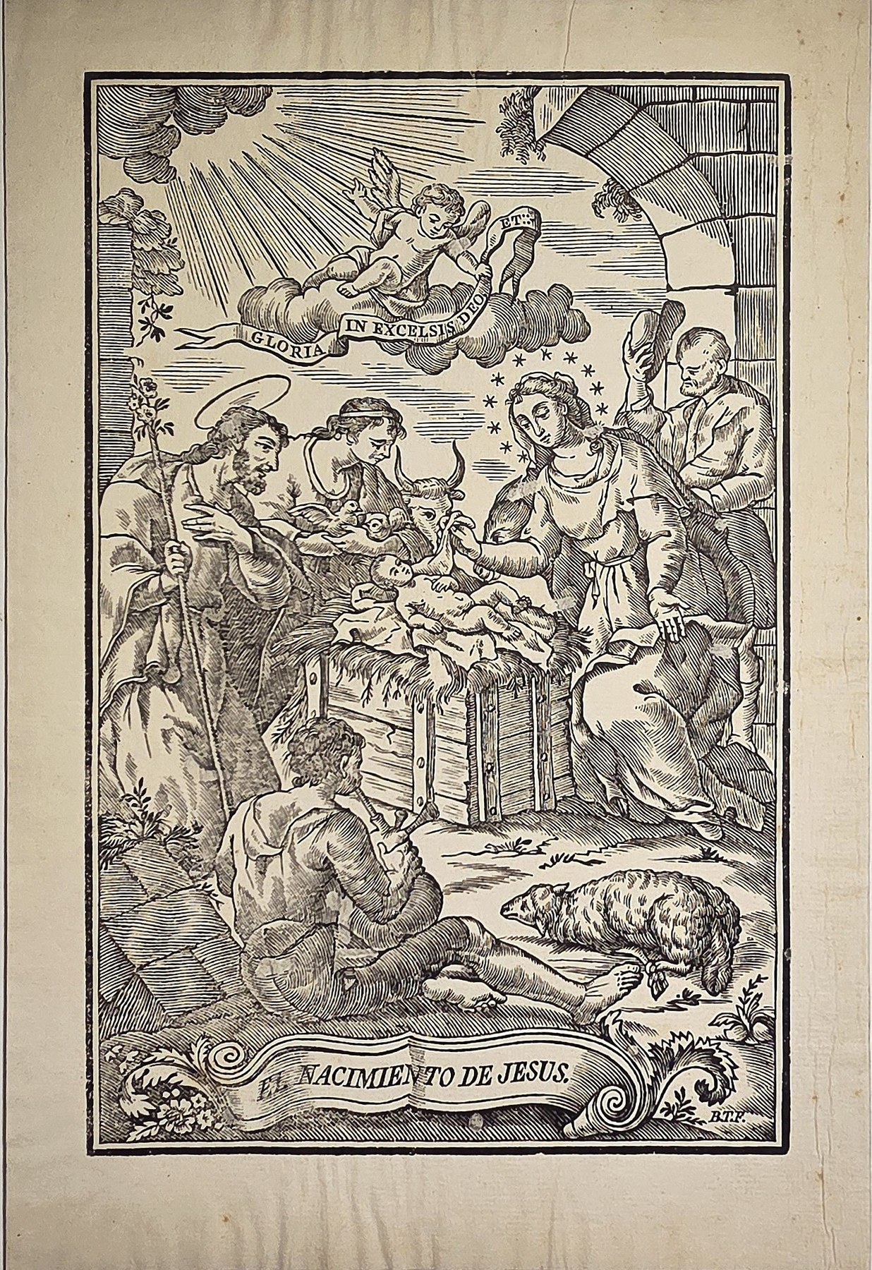 Nacimiento de Jesus – figurenreiche Geburtsszene