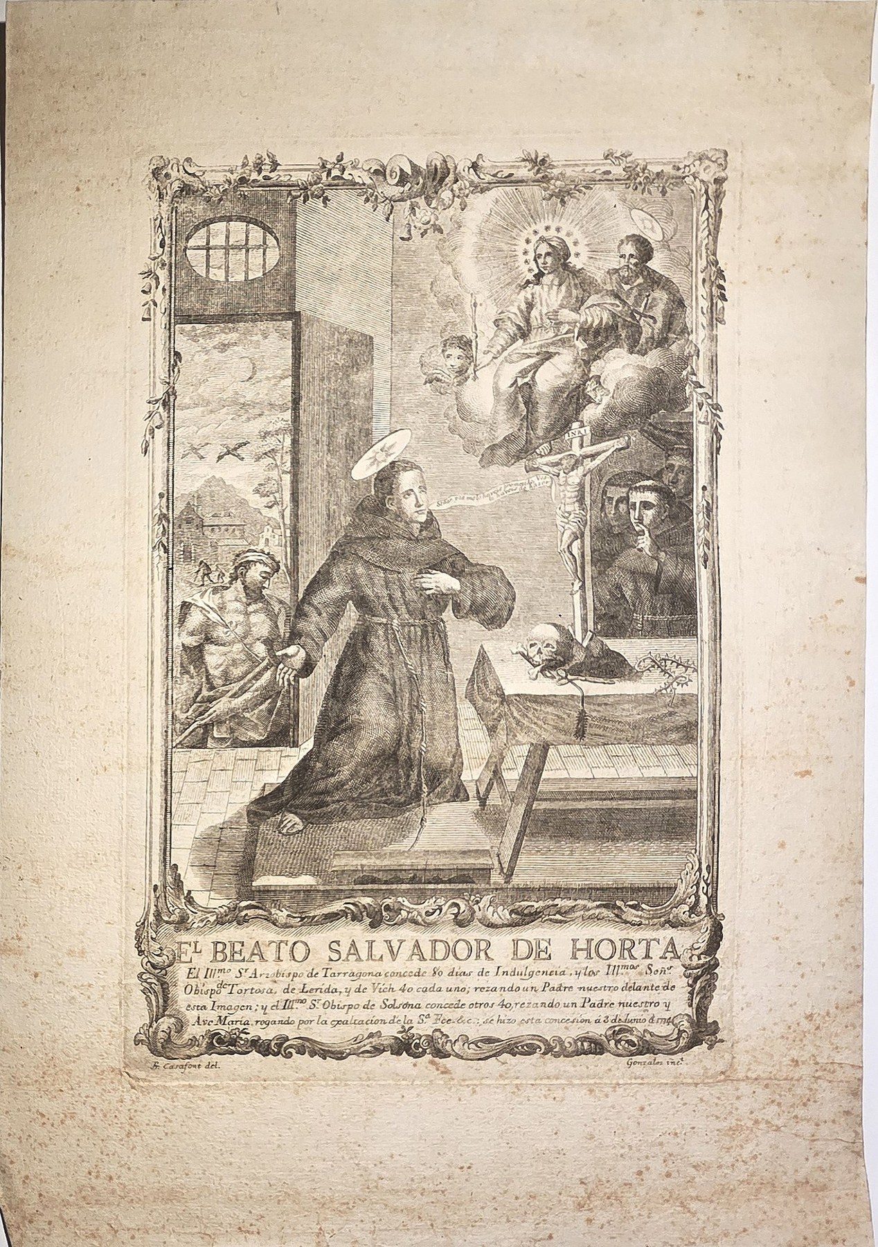 Beato Salvador de Horta in Innenraumszene