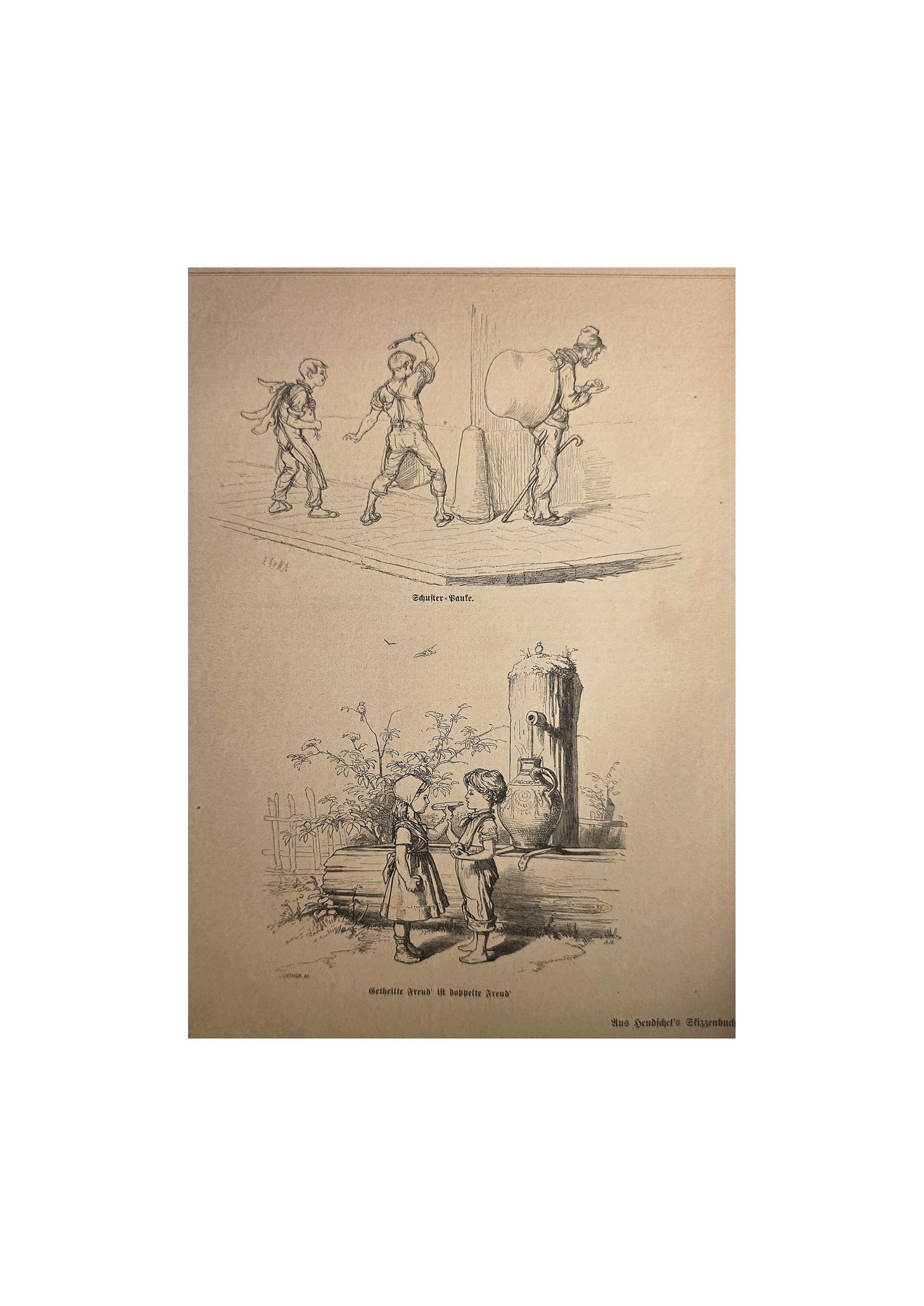 Kleine Figuren- und Landschaftsstudien