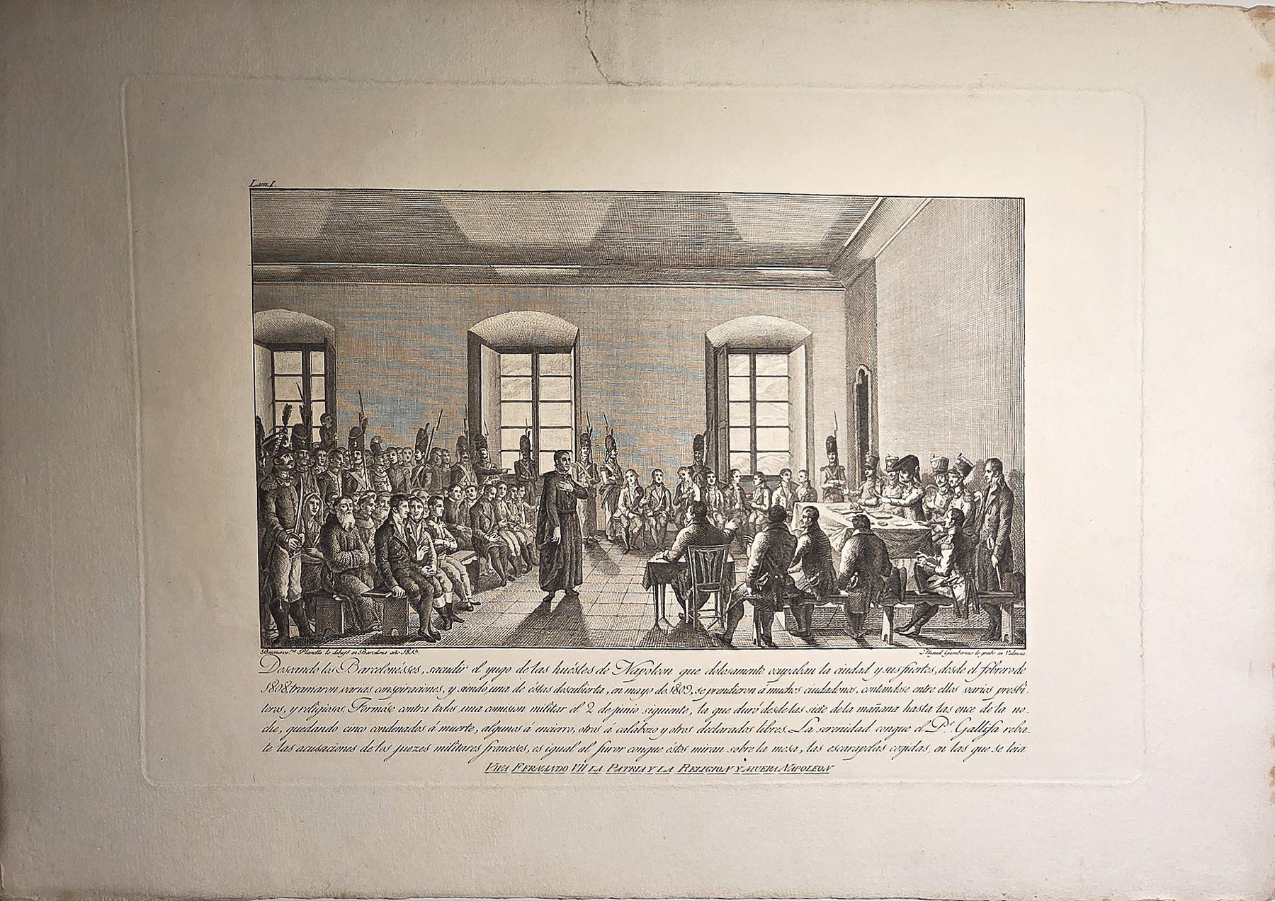 Große Versammlung in einem historischen Saal