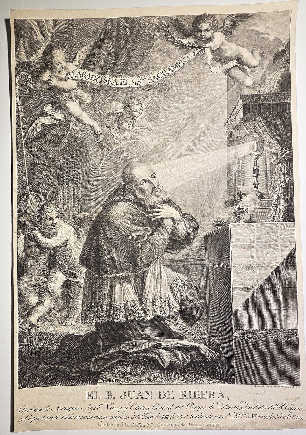 El B. Juan de Ribera im Gebet