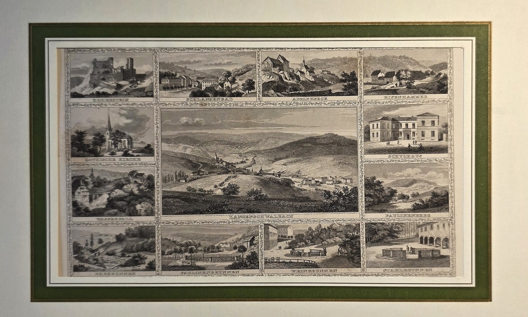 Mehrteilige Sammlung kleiner Landschaftsansichten