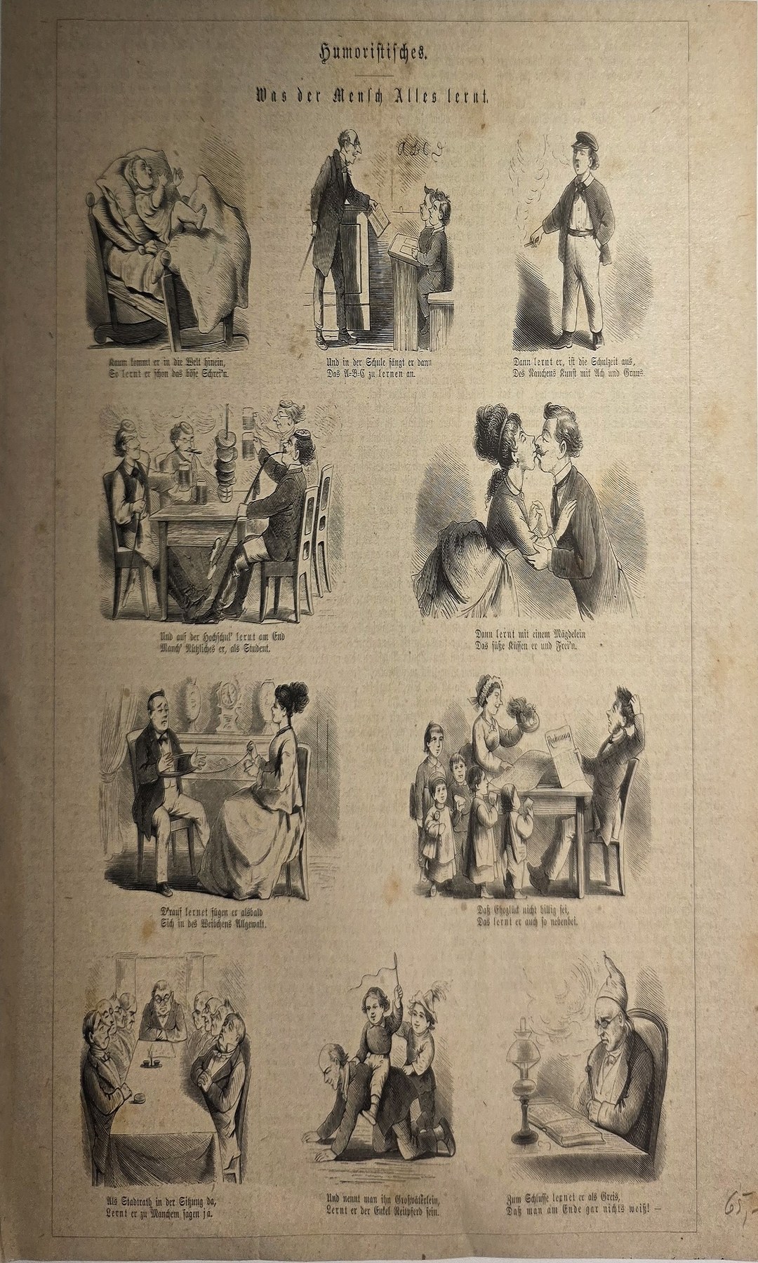 Mehrteilige Tafel mit Gesellschaftsszenen