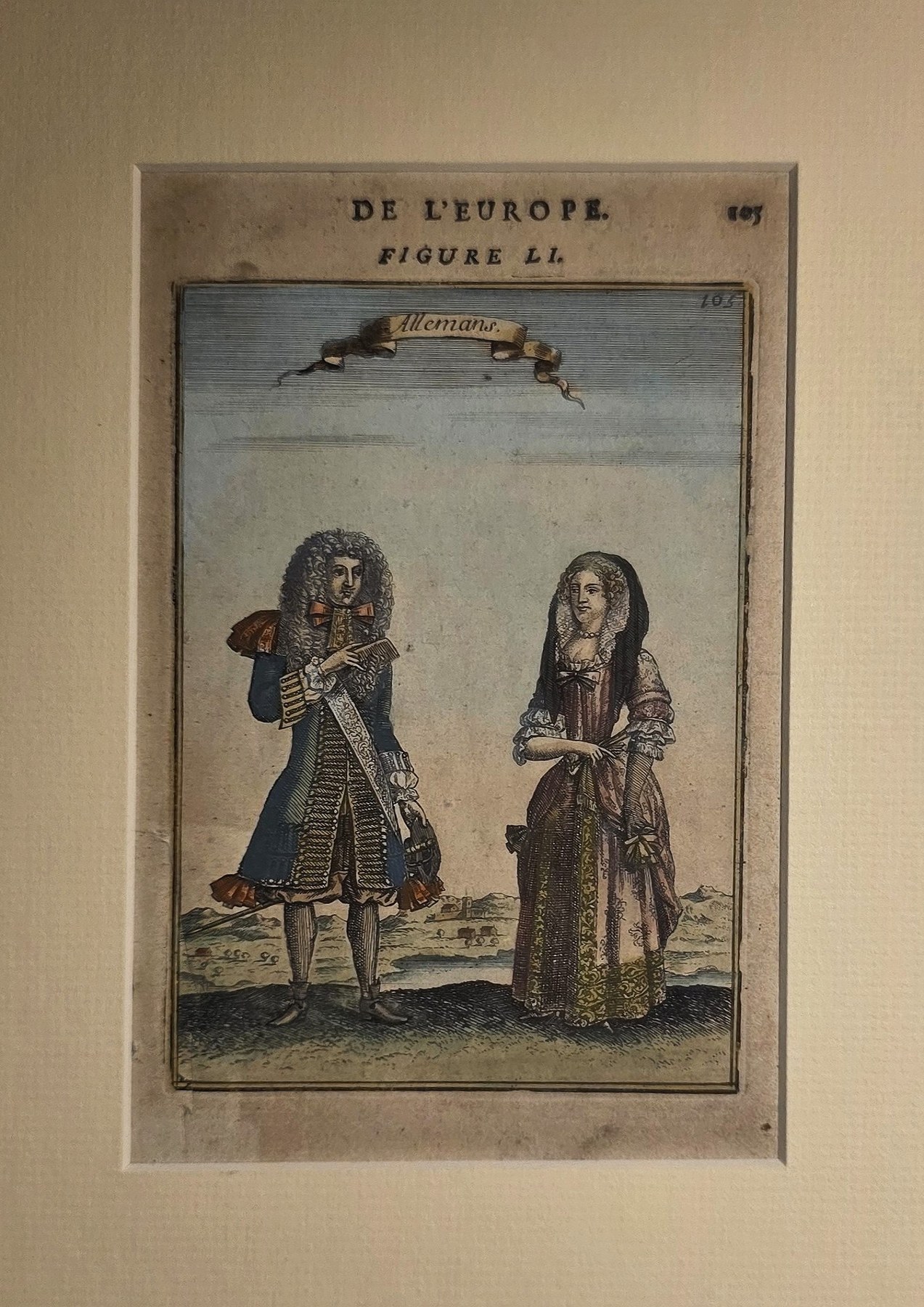 Historische Trachtenfiguren aus Europa
