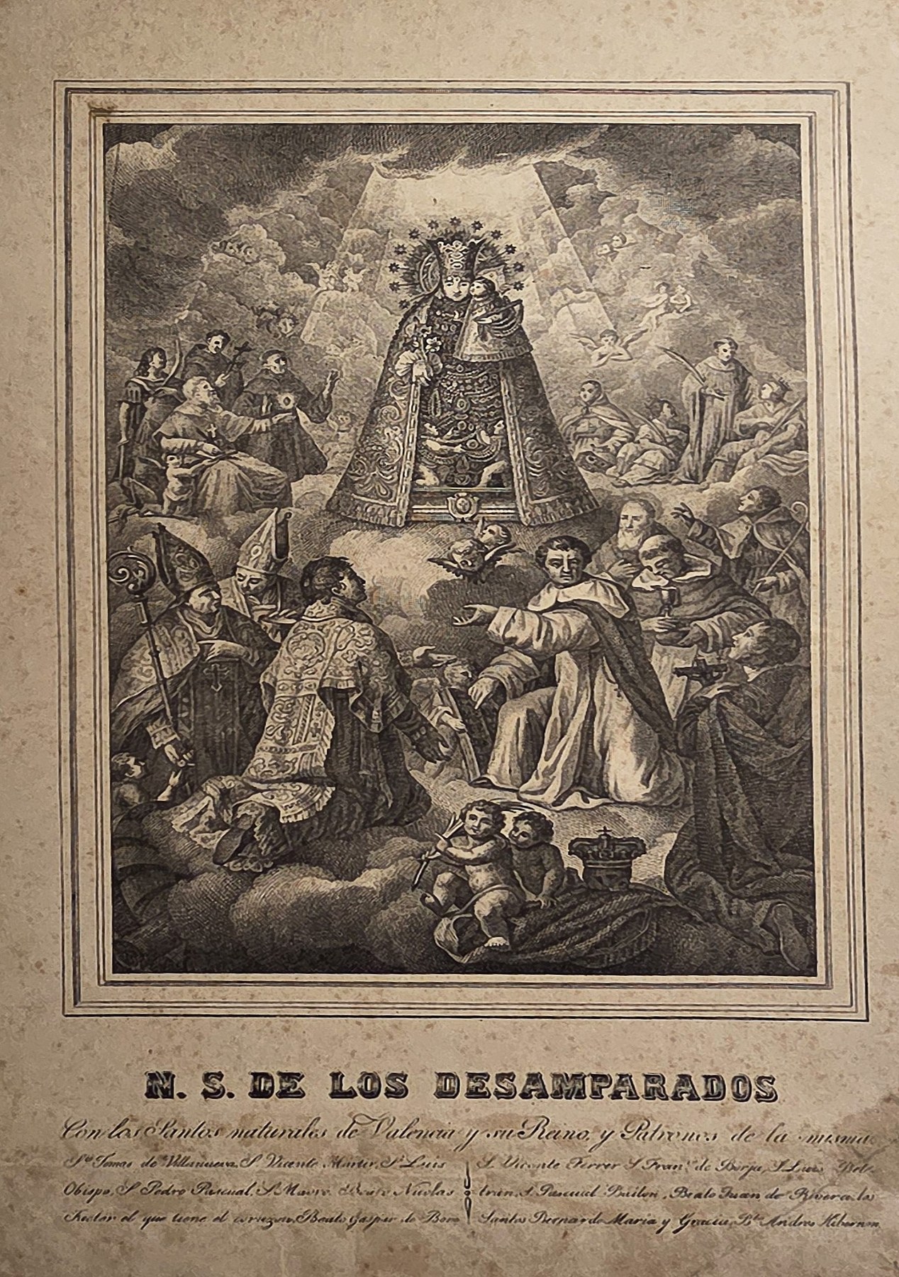 Madonna der Schutzbedürftigen mit großer Figurengruppe