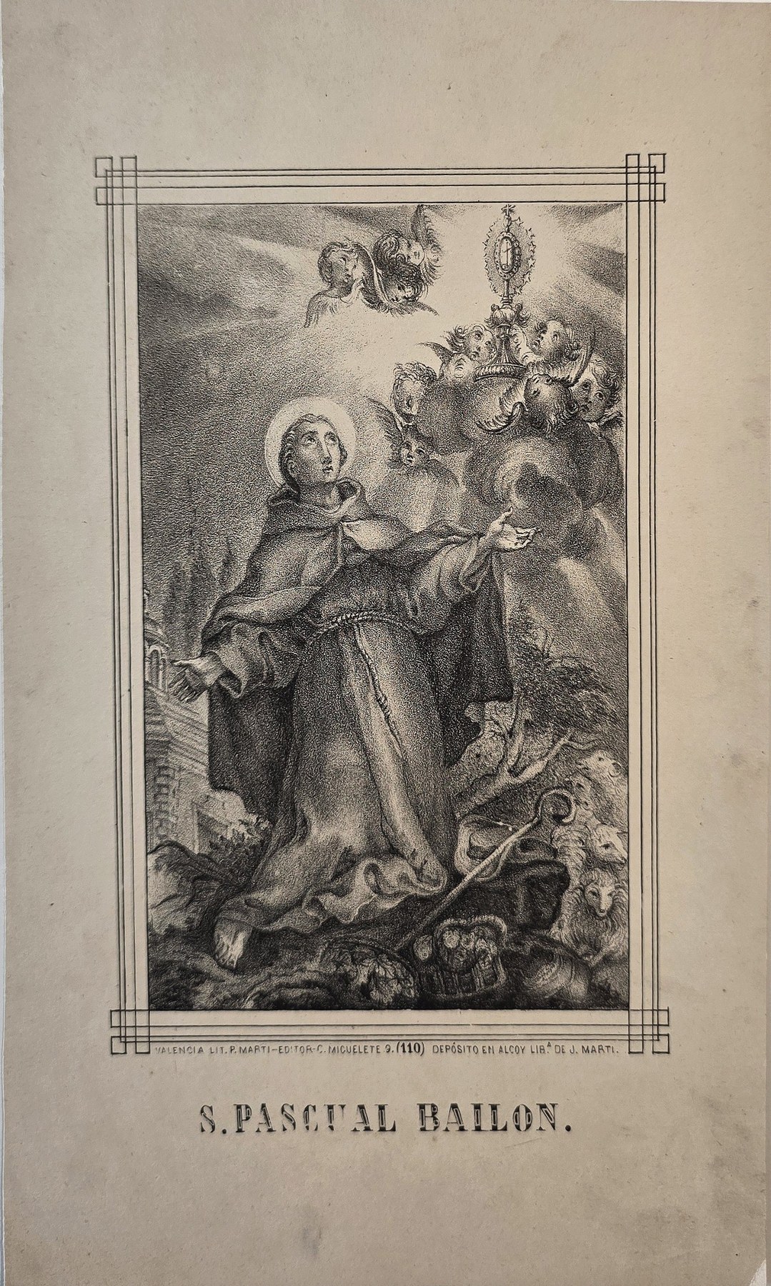 einer gekrönten Madonna mit Kind und Engeln
