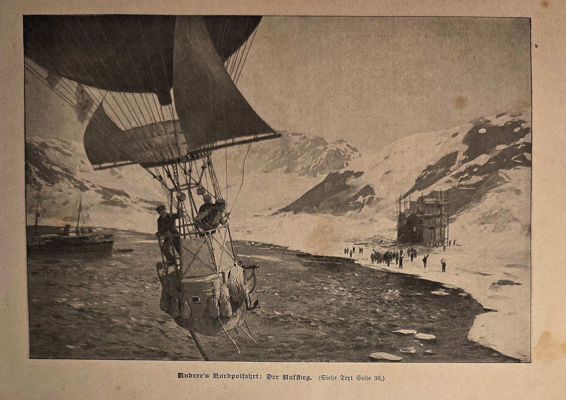 Segelschiff im Eis