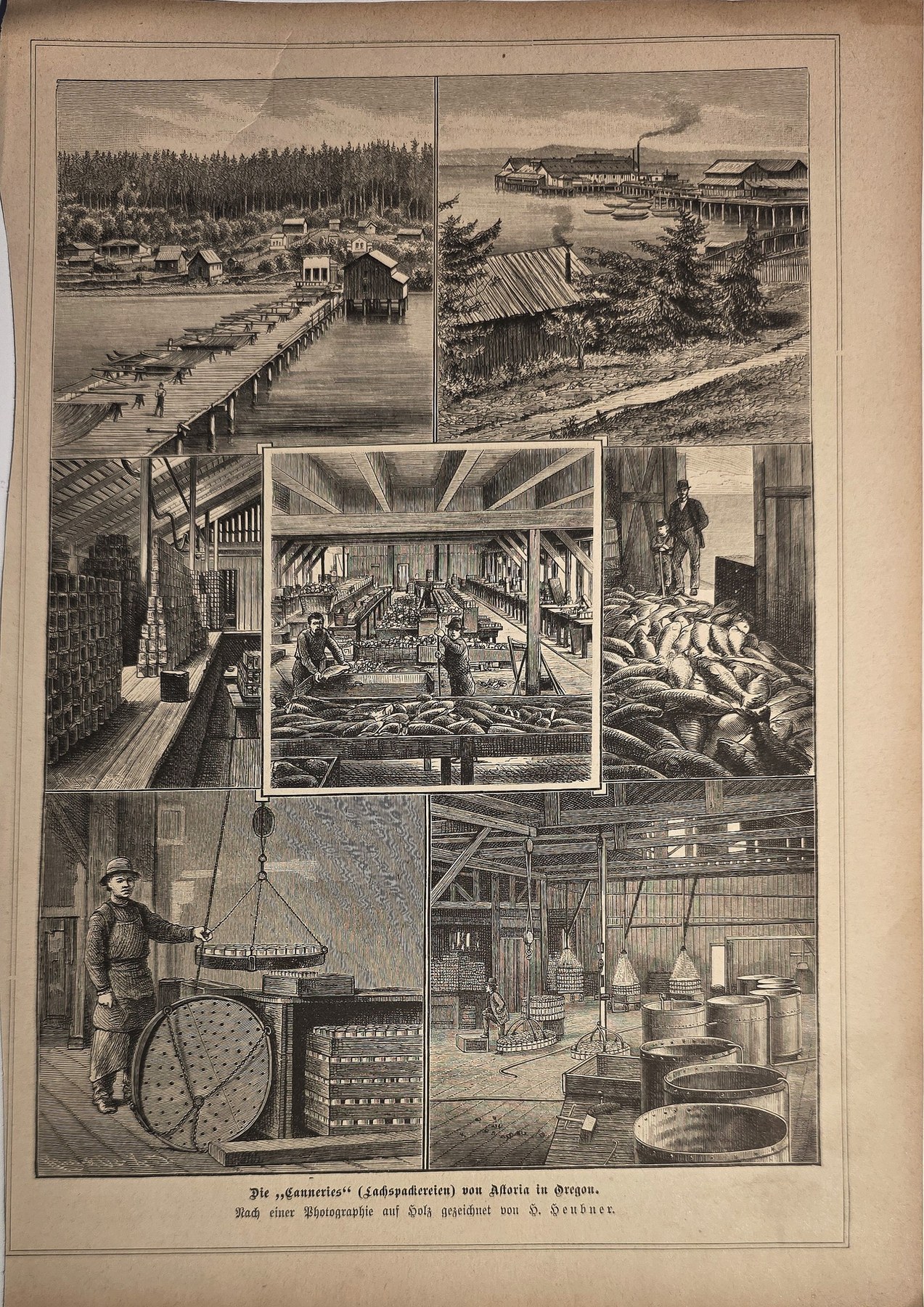Industrieanlage mit Detailansichten