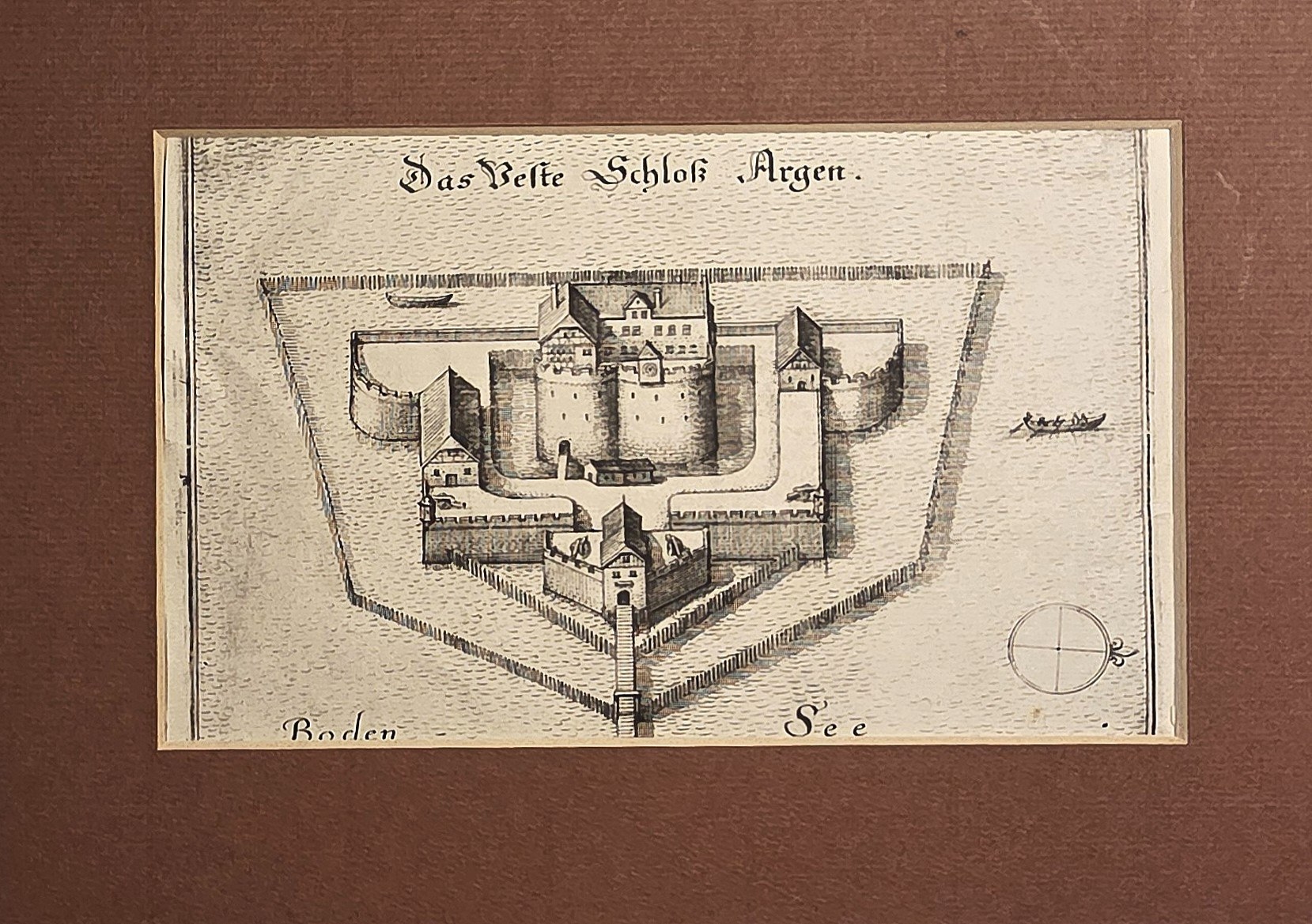 mit schematischem Festungsplan
