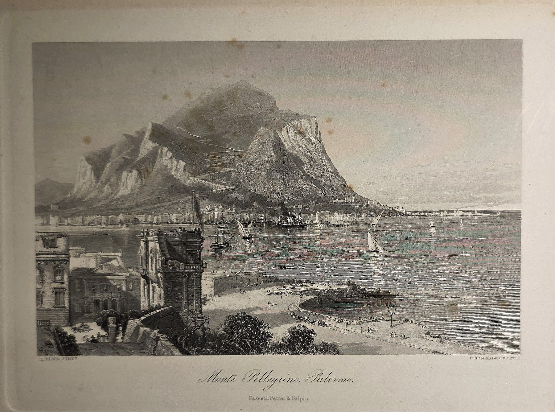 Monte Pellegrino, Palermo – Küstenpanorama mit Segelbooten im