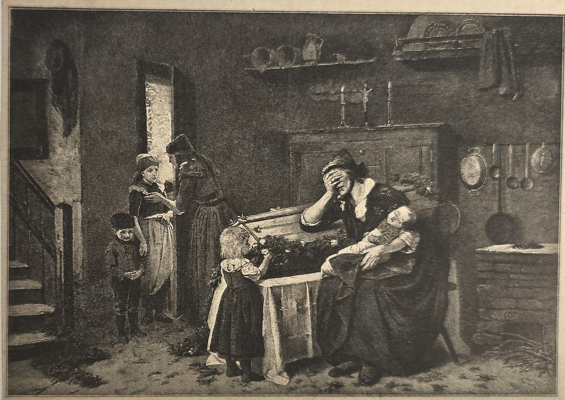 Familie am Esstisch