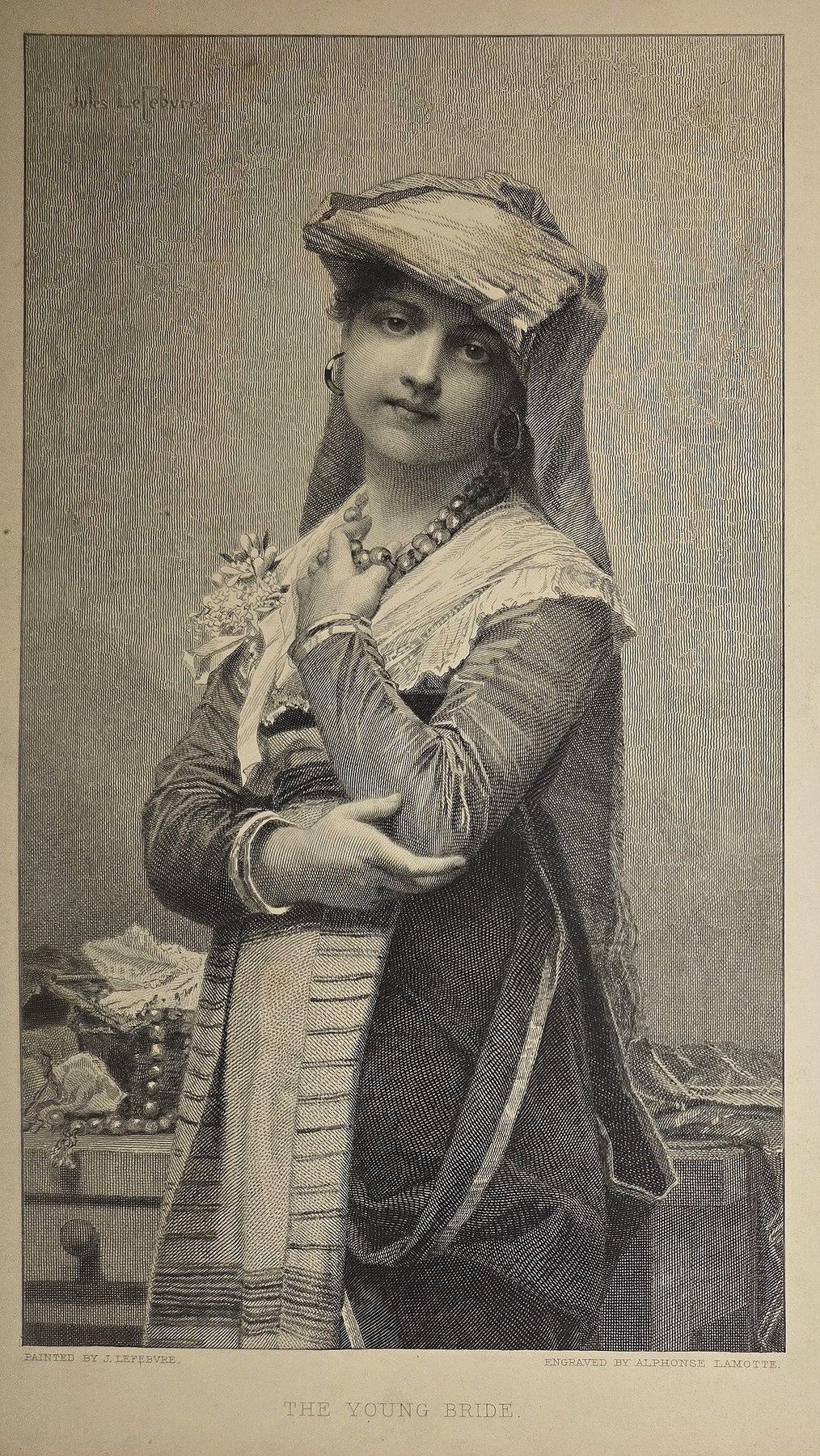The Young Bride – fein ausgearbeitetes Damenporträt im