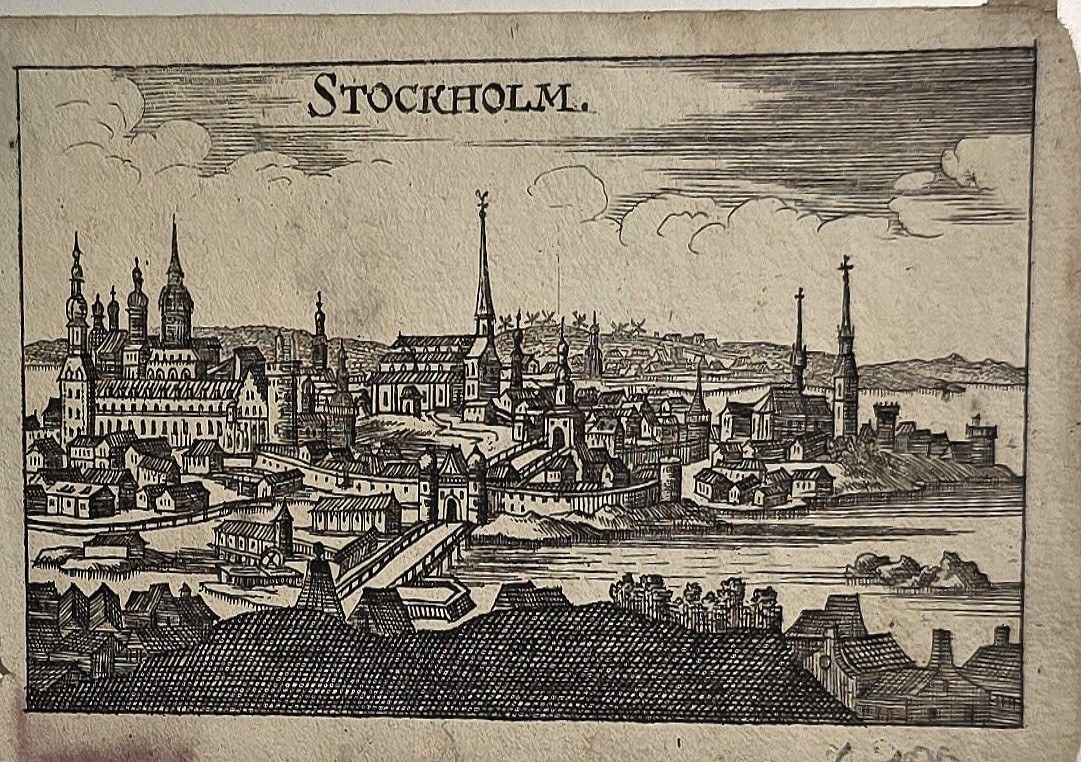 Stadtansicht Stockholm mit dichter Bebauung