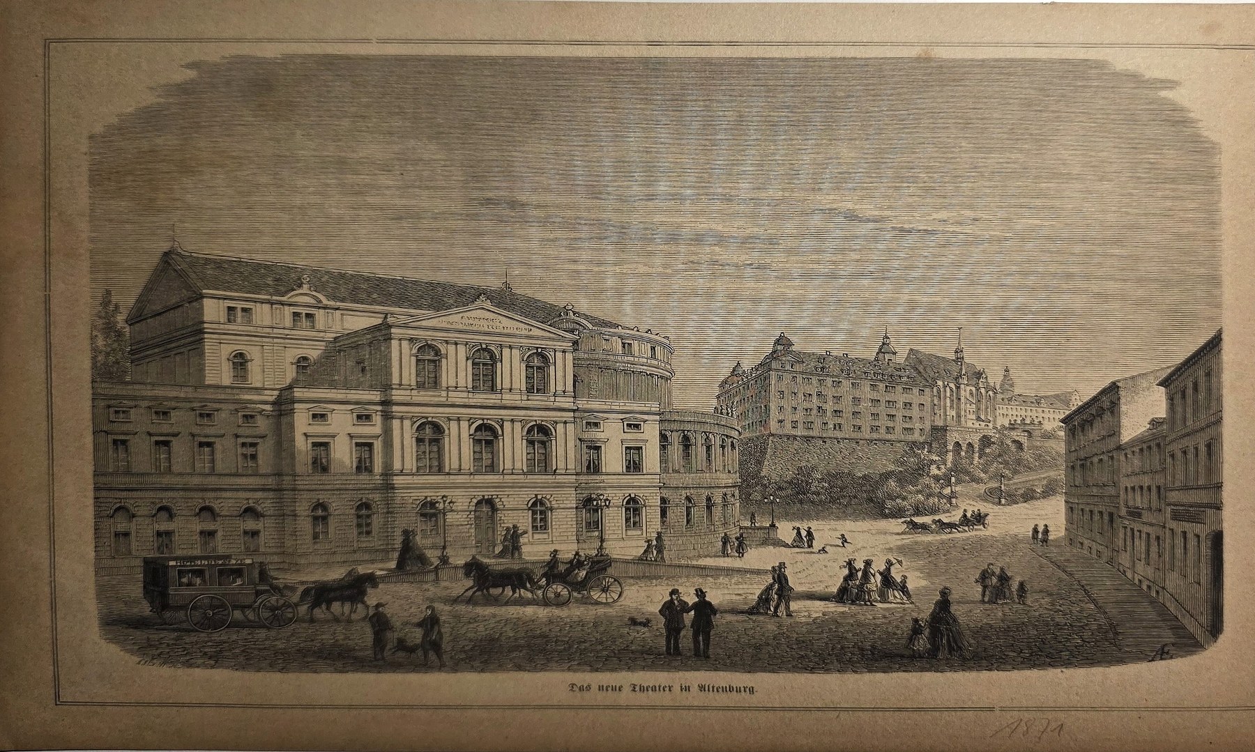 Monumentaler Stadtplatz mit repräsentativen Gebäuden