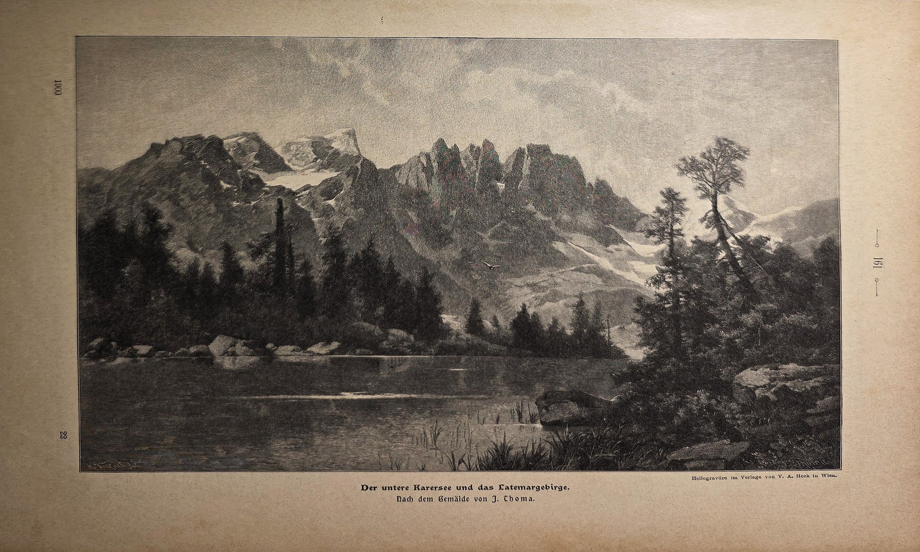 Alpenpanorama mit zerklüfteten Gipfeln