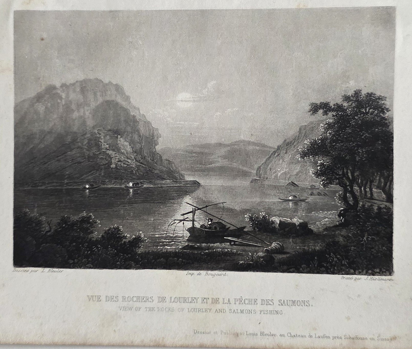 einer Felslandschaft am Fluss