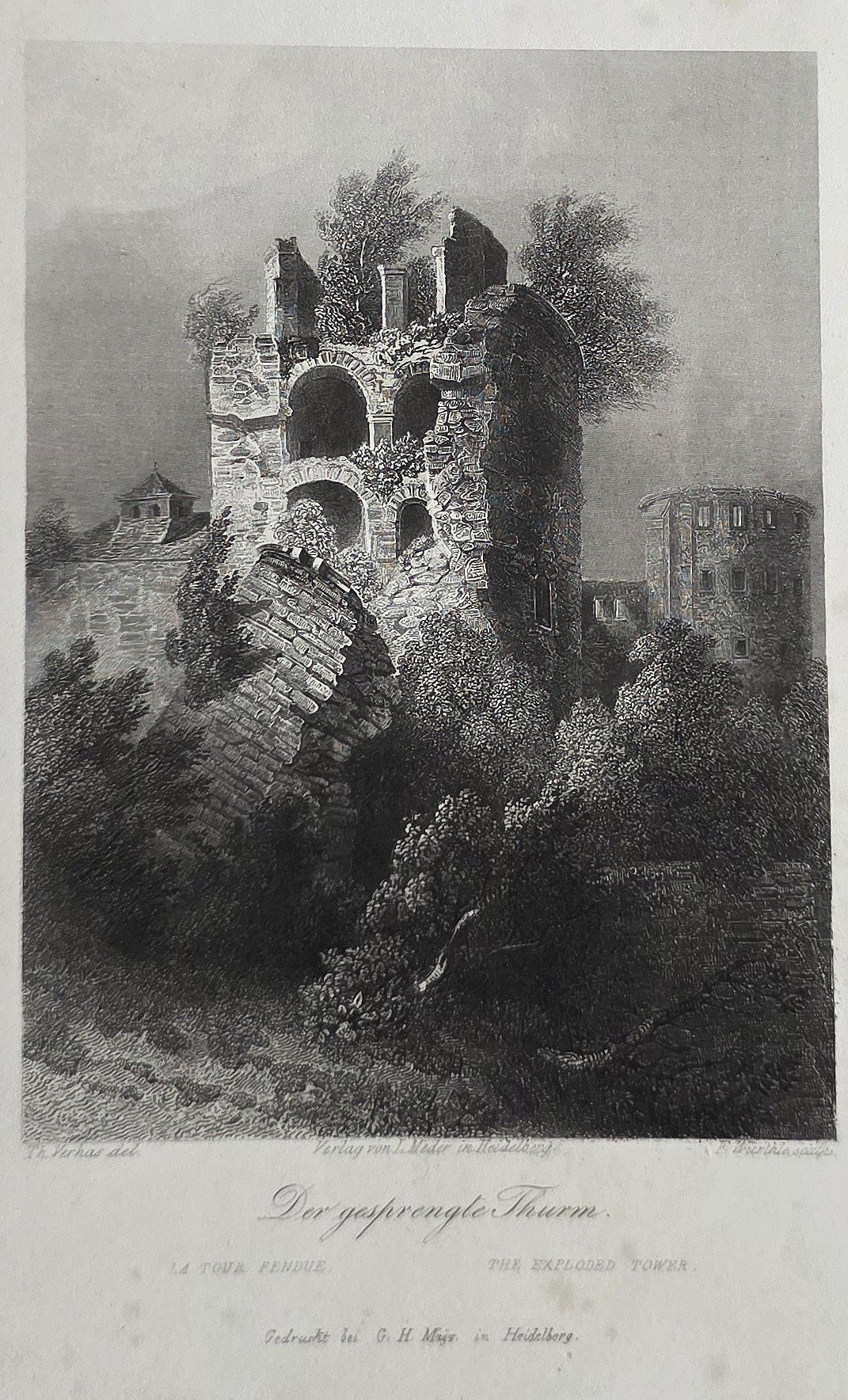 eines zerfallenen Rundturms