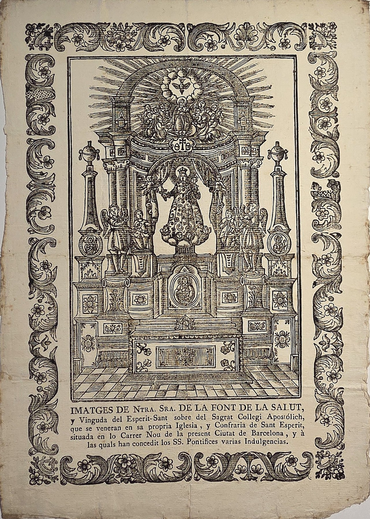 Nuestra Señora de la Font de la Salut – reiches Andachtsblatt
