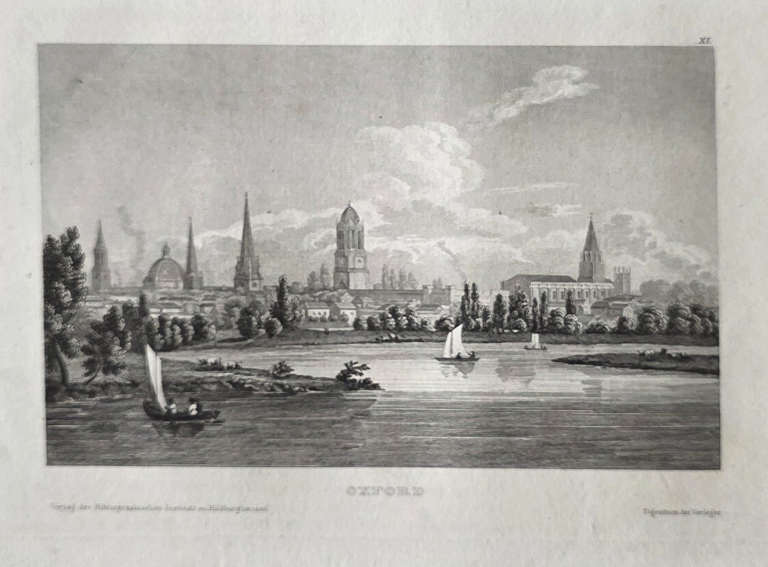 einer Stadt am breiten Fluss