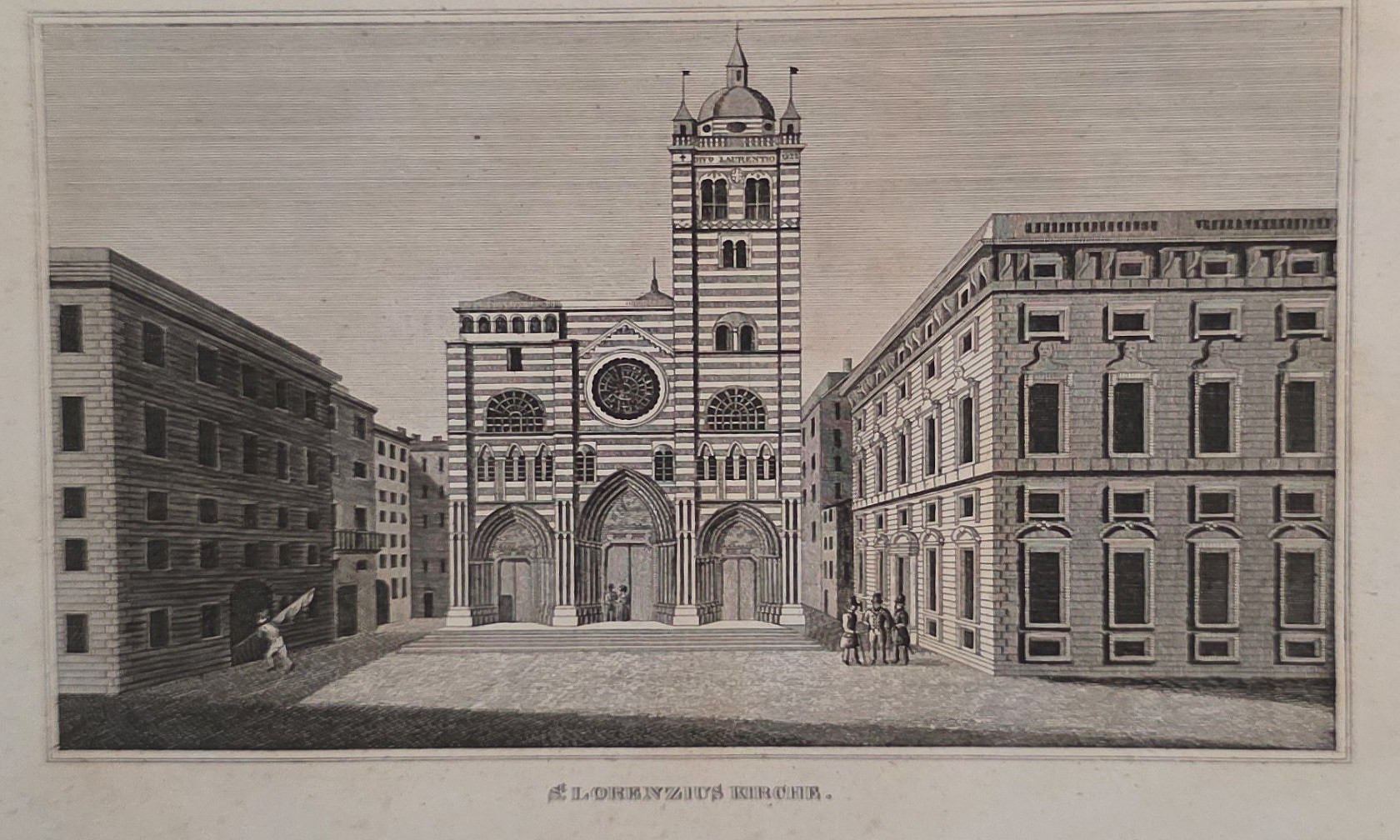 Kirche am repräsentativen Stadtplatz