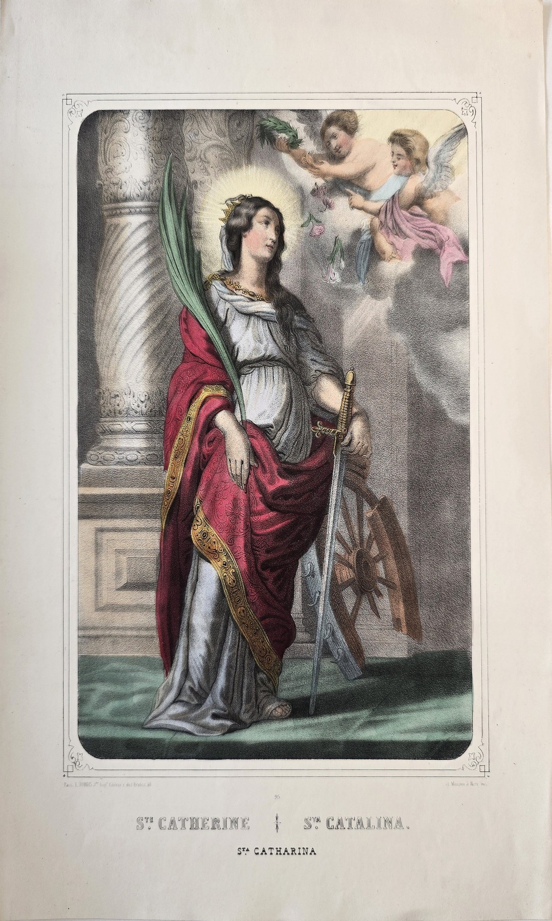 Heilige Frau mit Palmzweig und Schwert