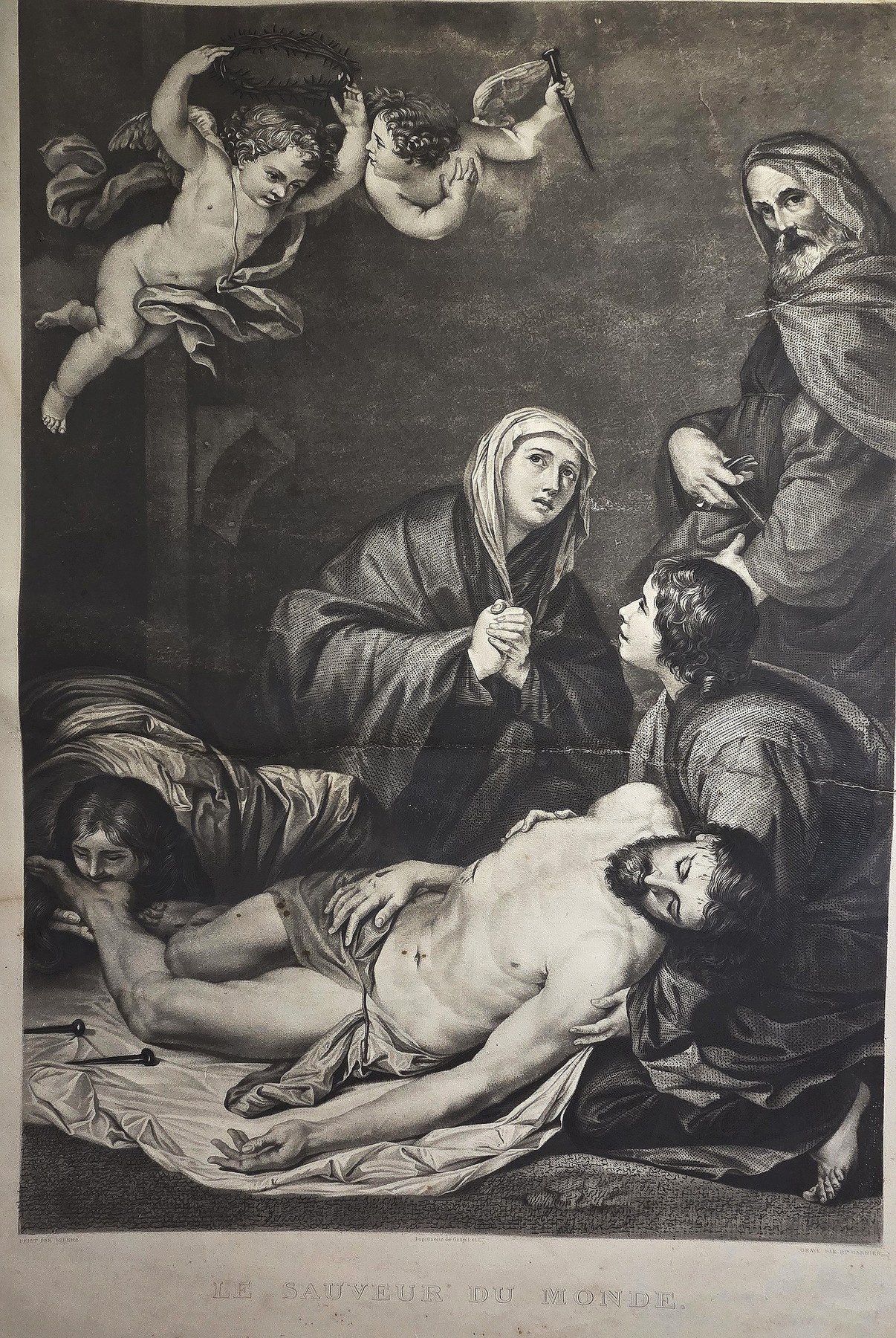 mit Beweinungsszene, Engeln und liegender Christusfigur