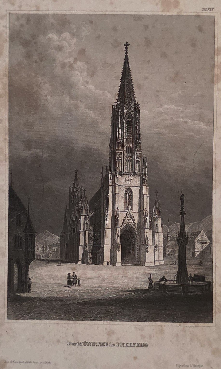 Hohe Stadtkirche mit Spitzhelm