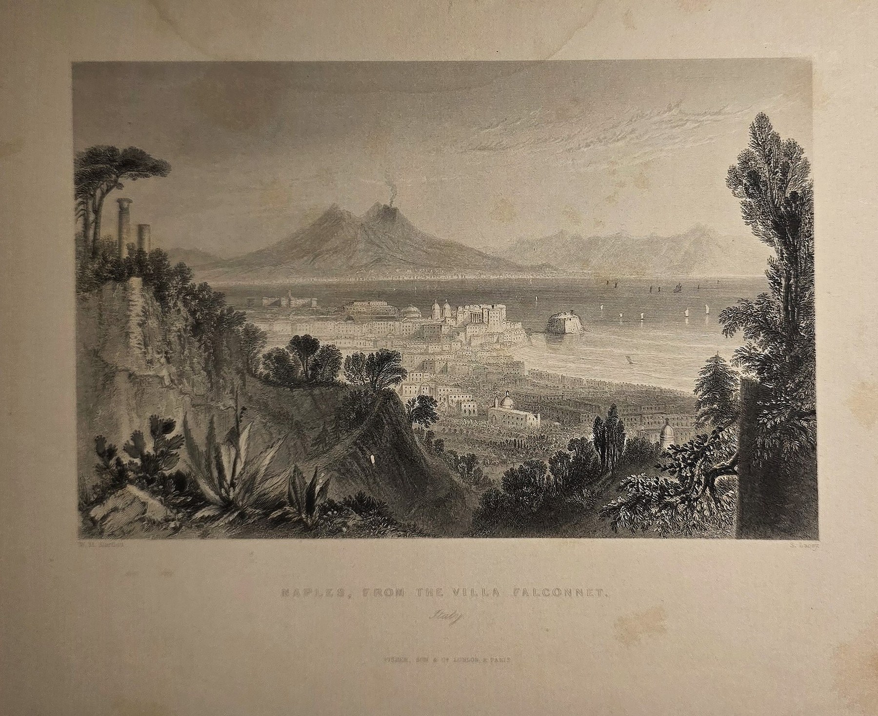 Neapel vom Posillipo gesehen – weiter Landschafts