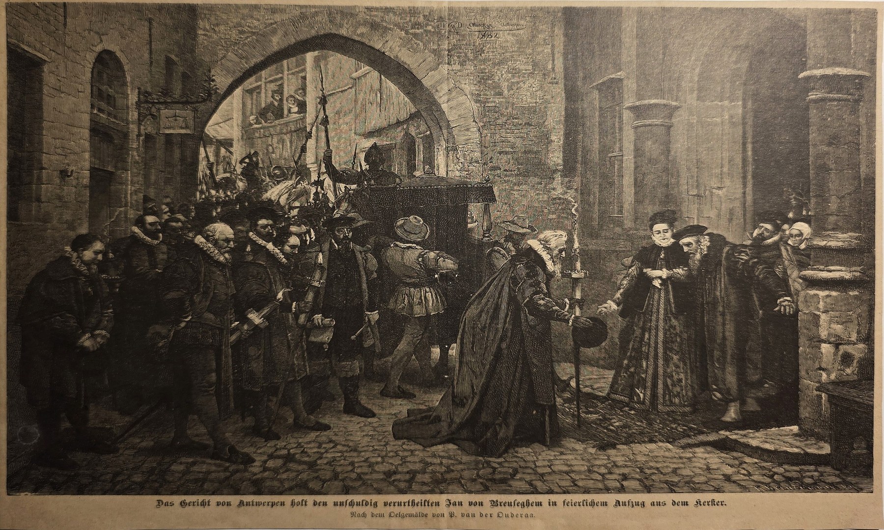 Historische Begegnung vor monumentaler Architektur