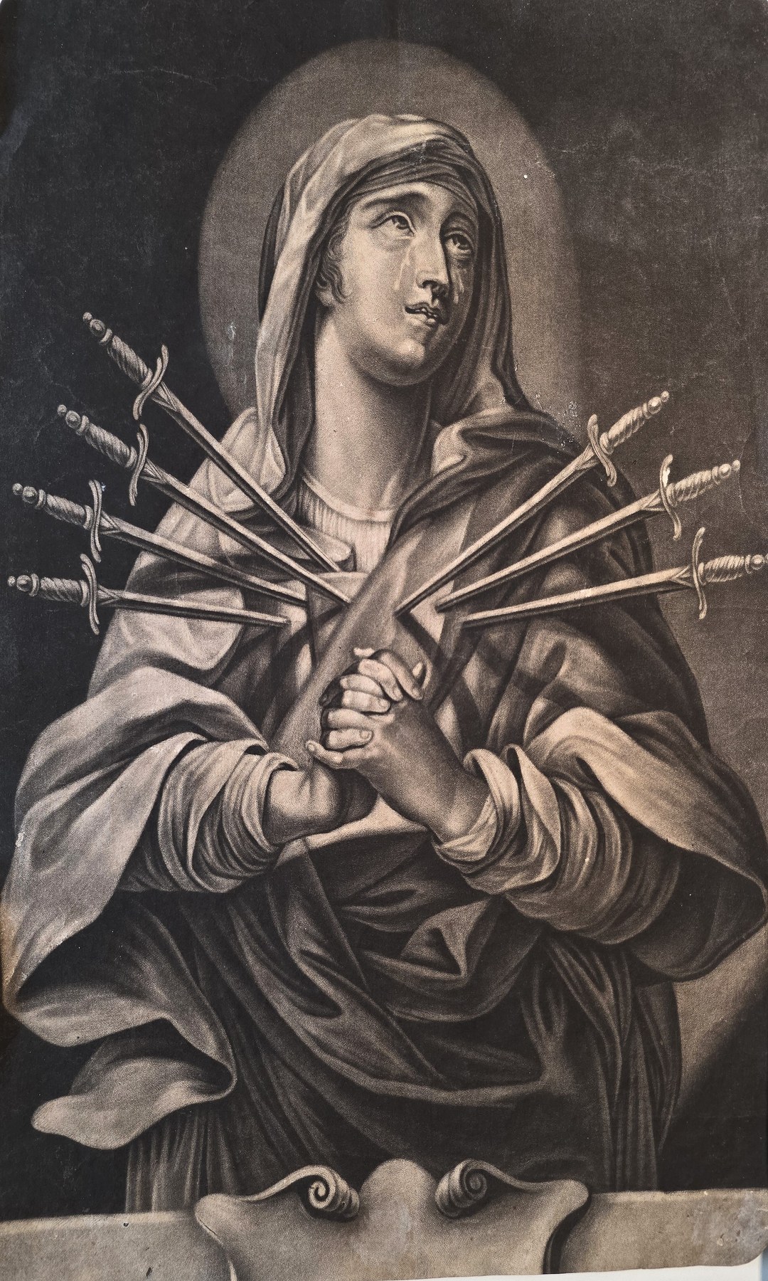 der schmerzensreichen Madonna mit sieben Schwertern