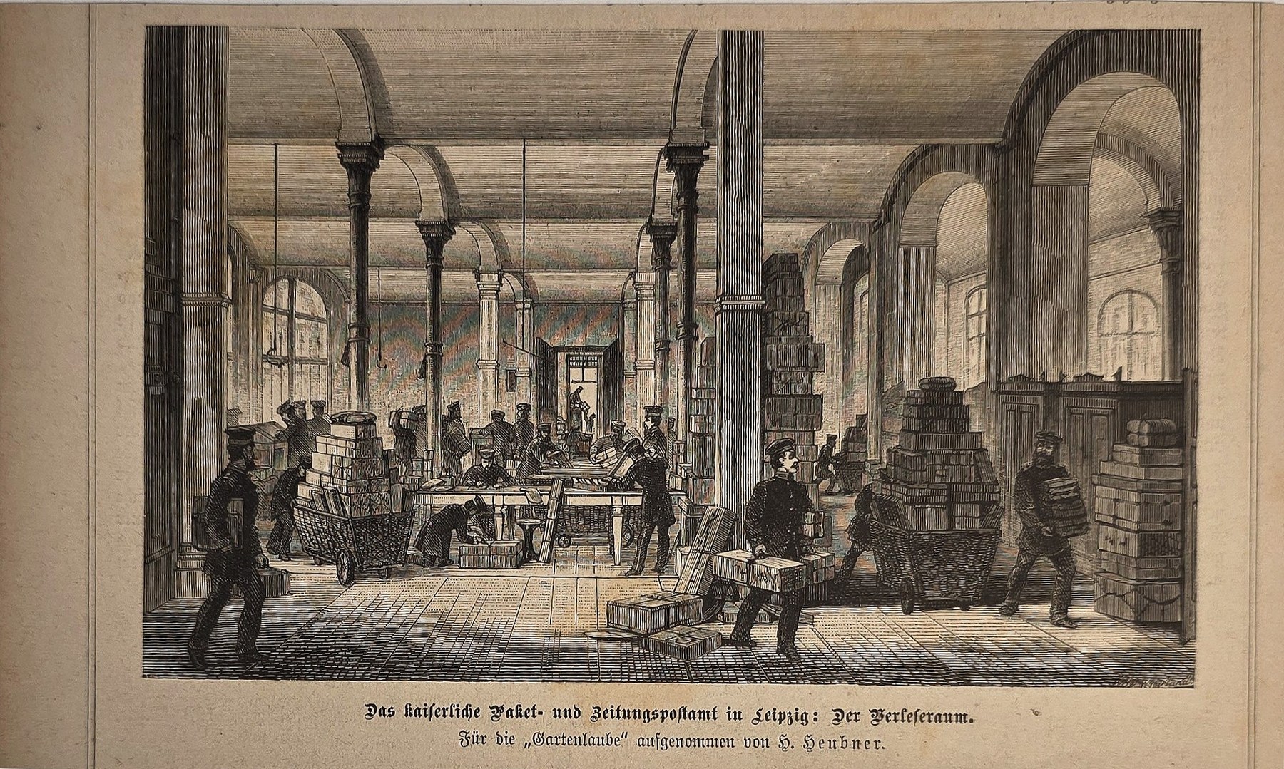 Große Halle mit Besuchern