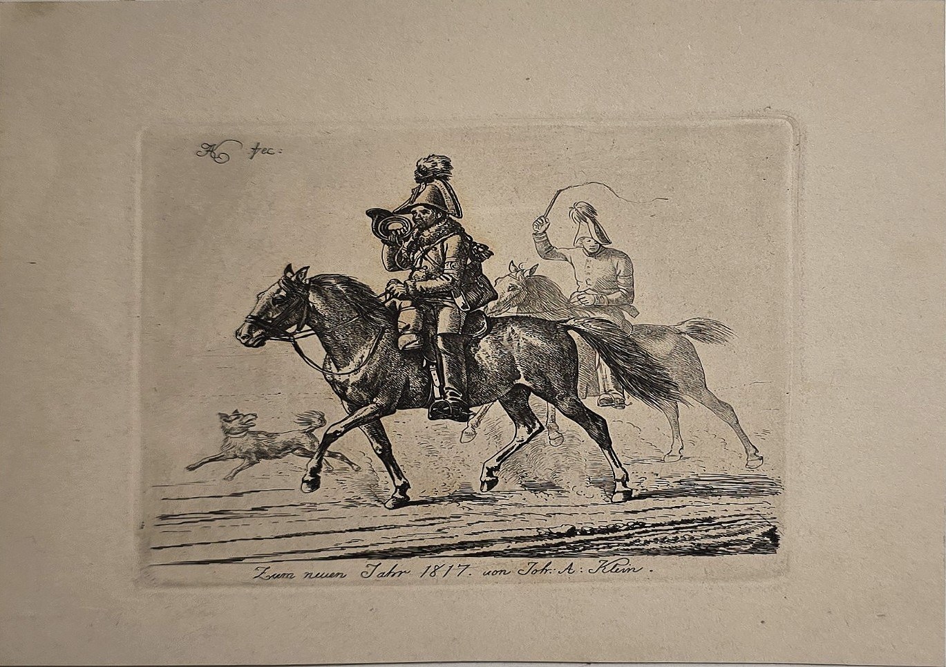 Zwei Reiter im Galopp