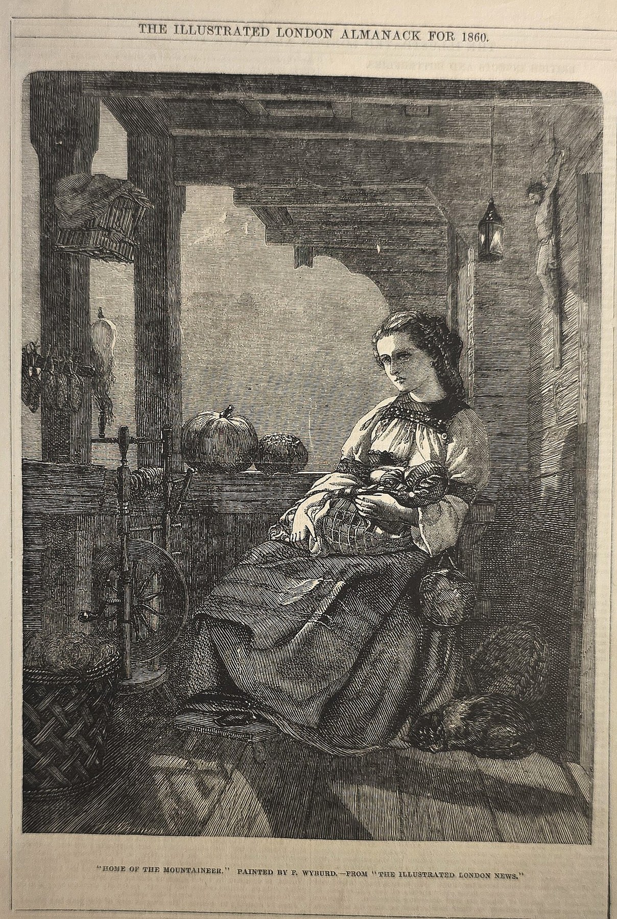 Sitzende Frau am Fenster